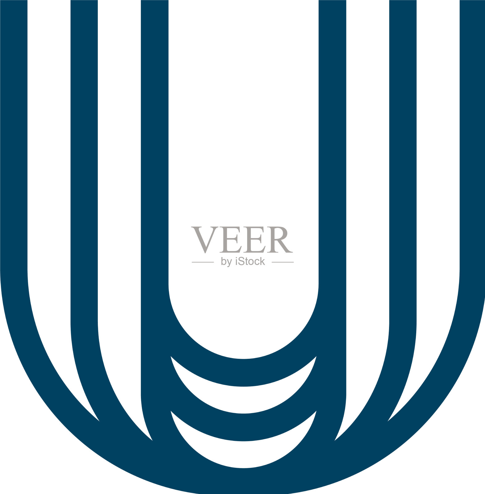 字母u标志设计元素图片