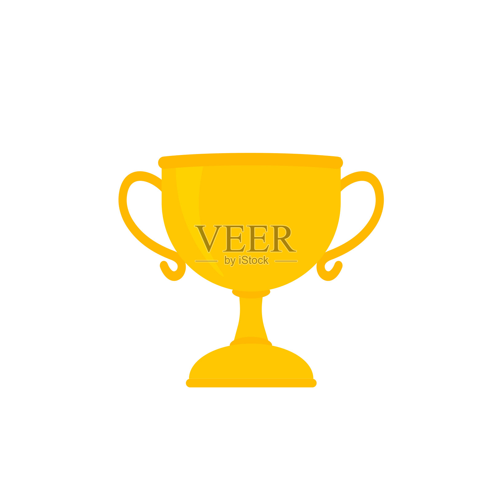 胜利奖冠军,荣誉奖杯,3D胜利奖牌,金杯,金奖插画图片素材