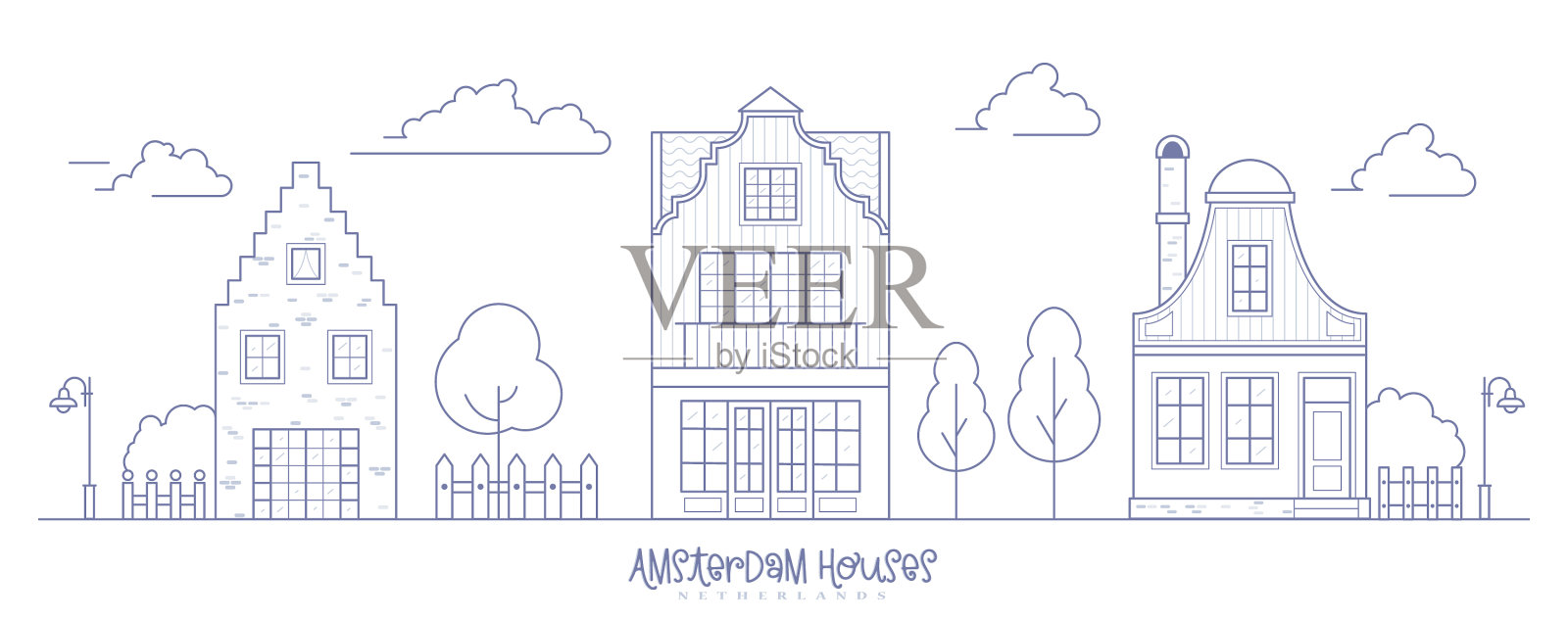 欧洲邻里住宅荷兰郊区与设计元素图片