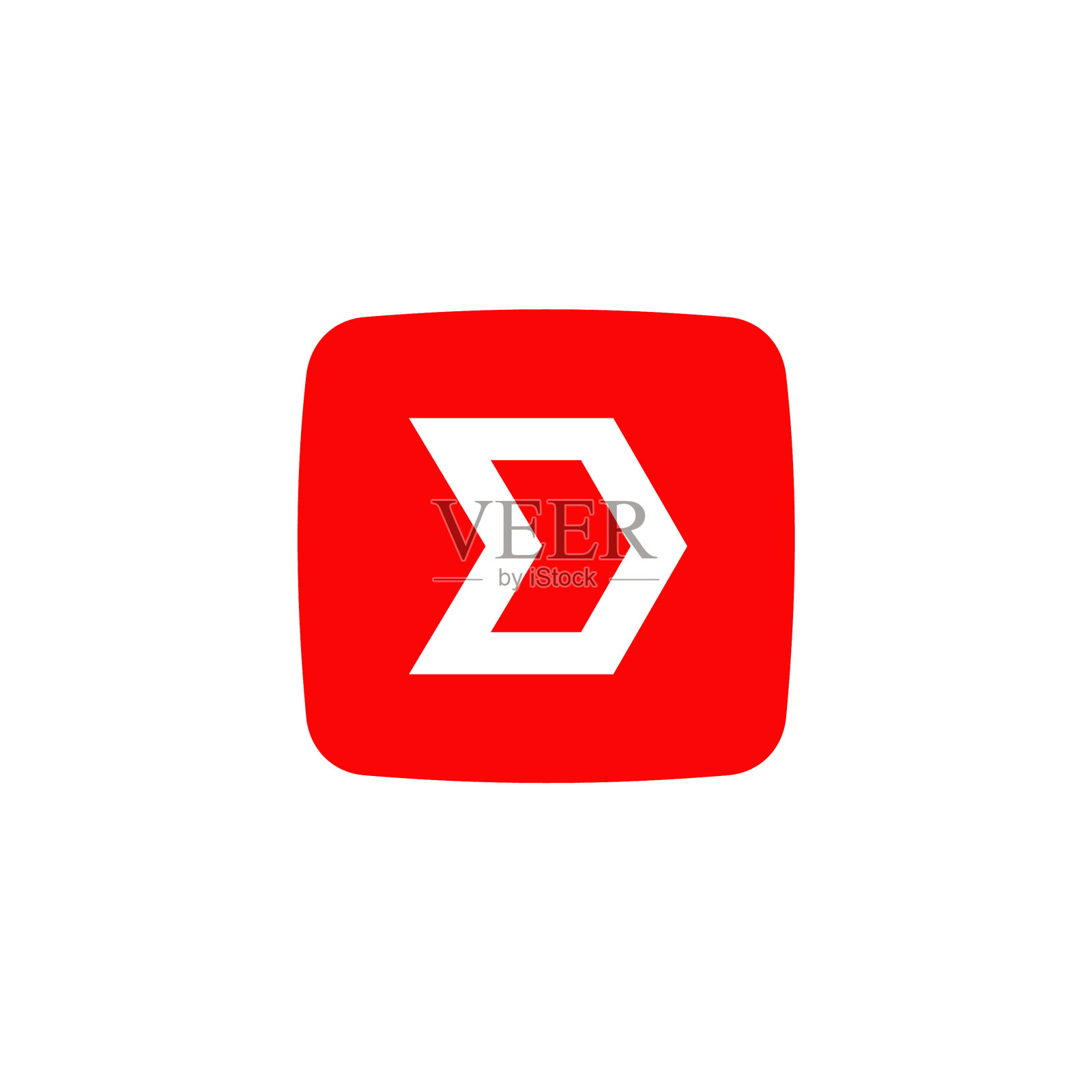 D字母首字母app logo设计设计元素图片