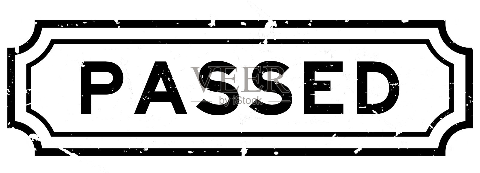 Grunge black用橡胶印章盖了字设计元素图片