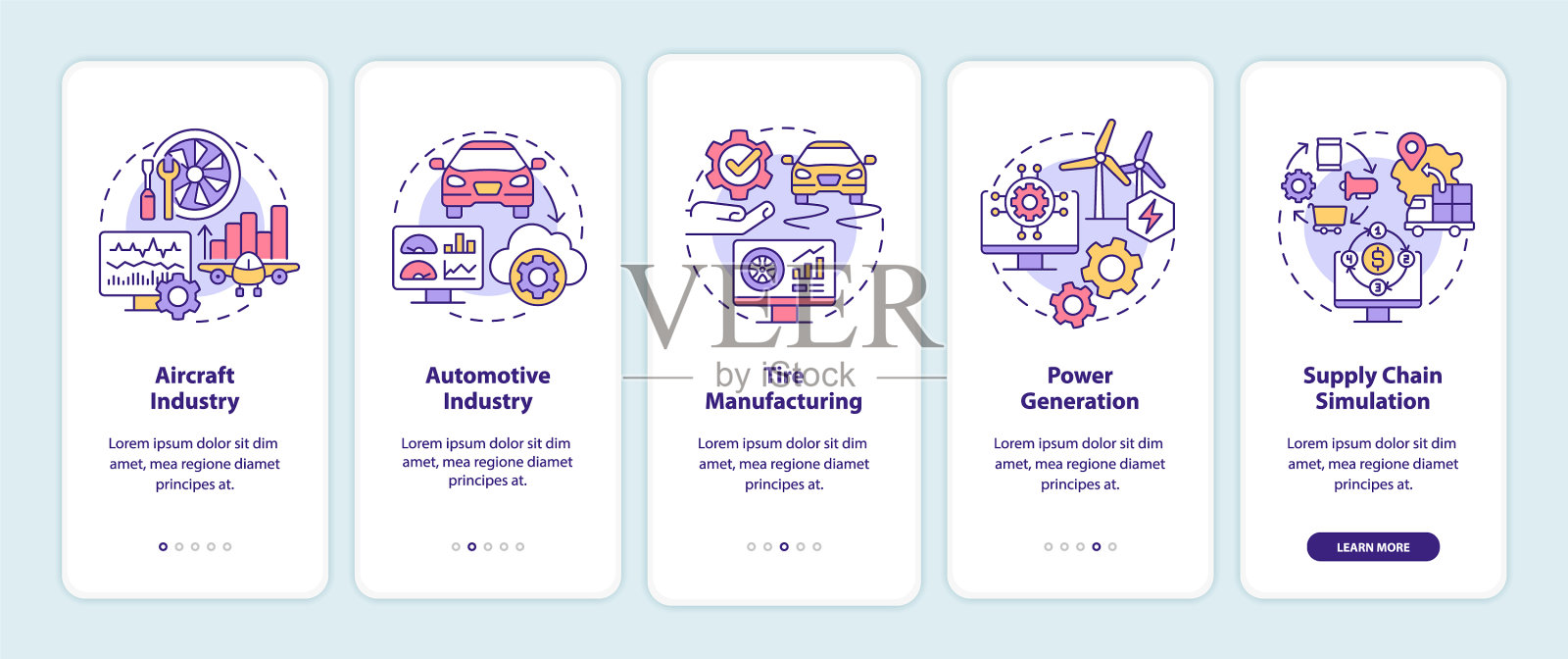 数字双胞胎使用在登机手机应用程序屏幕插画图片素材