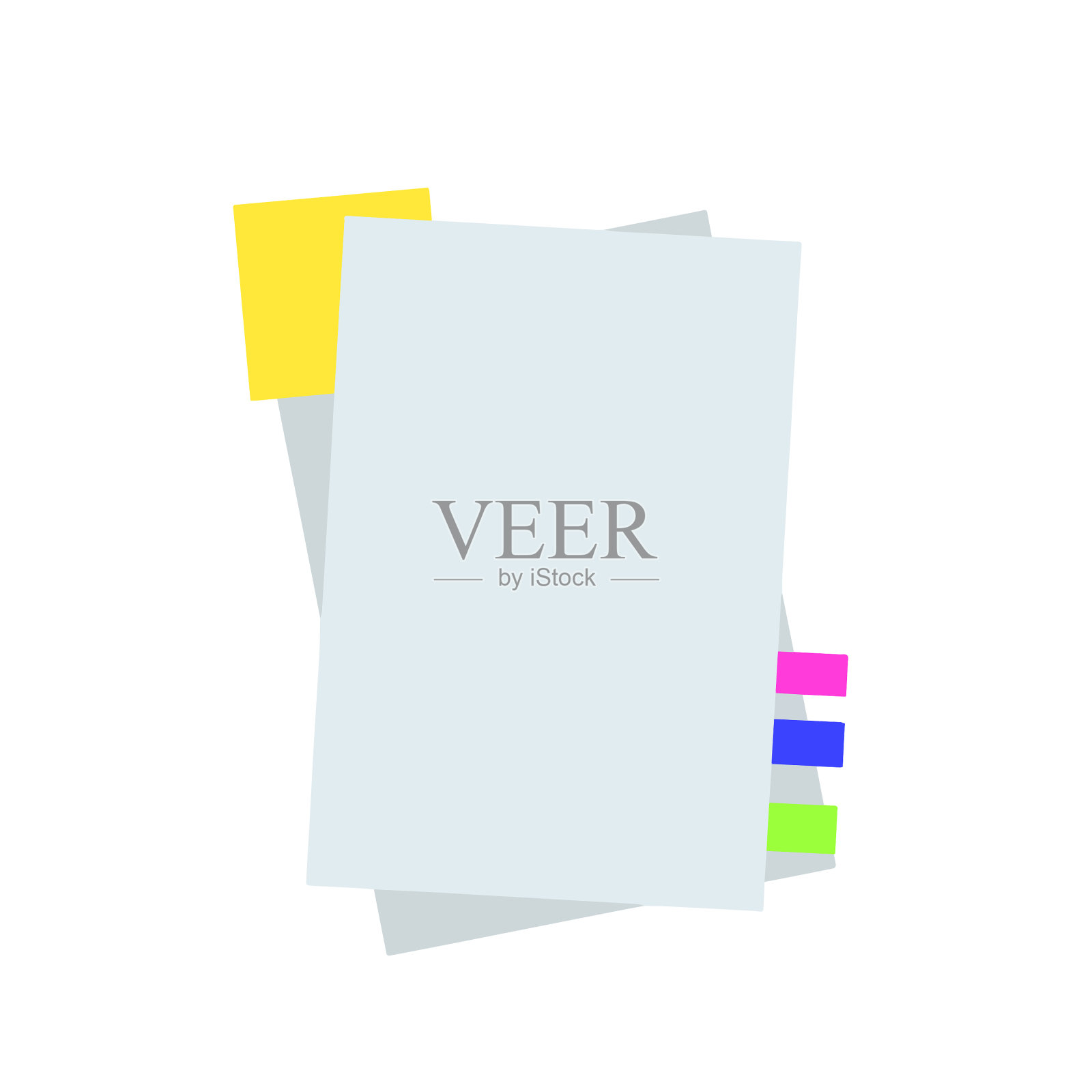 空白笔记本插画图片素材