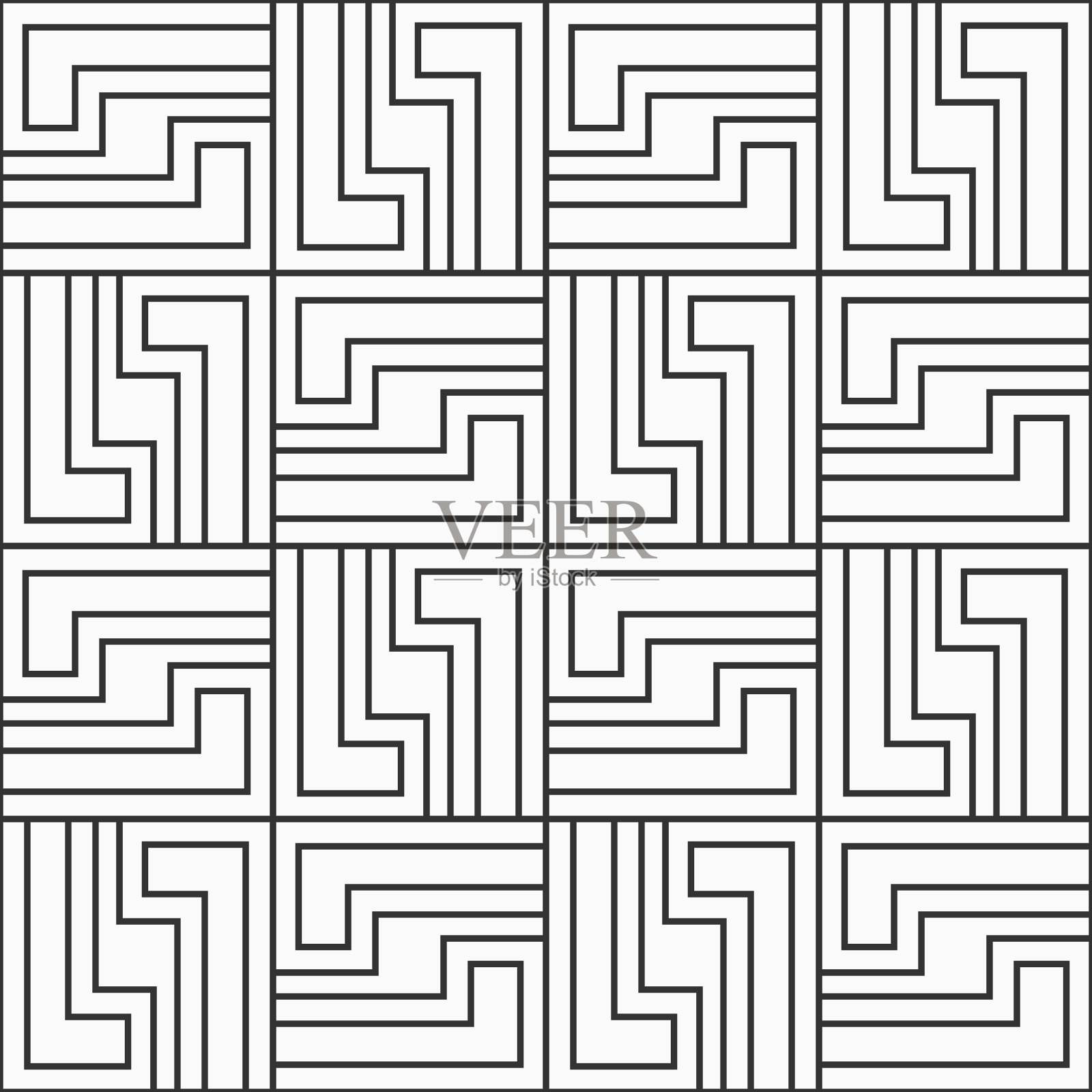 无缝图案现代时尚质感插画图片素材