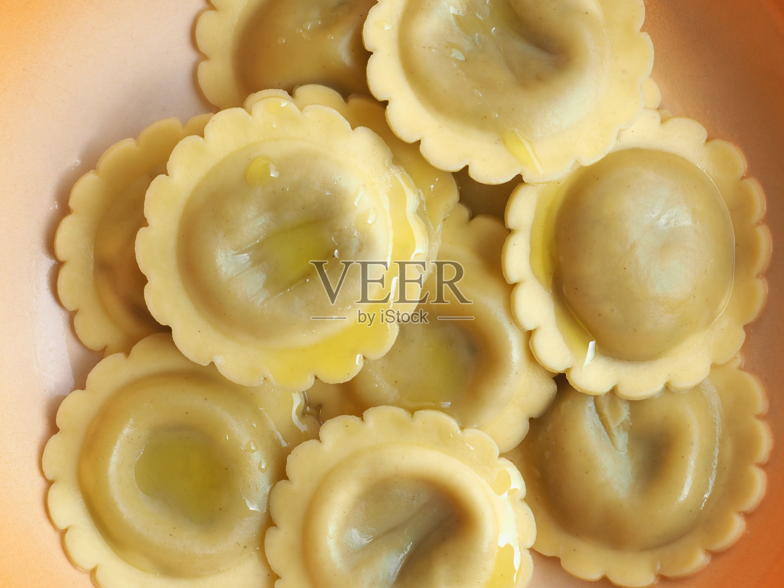 Ravioli agnolotti意大利面食照片摄影图片