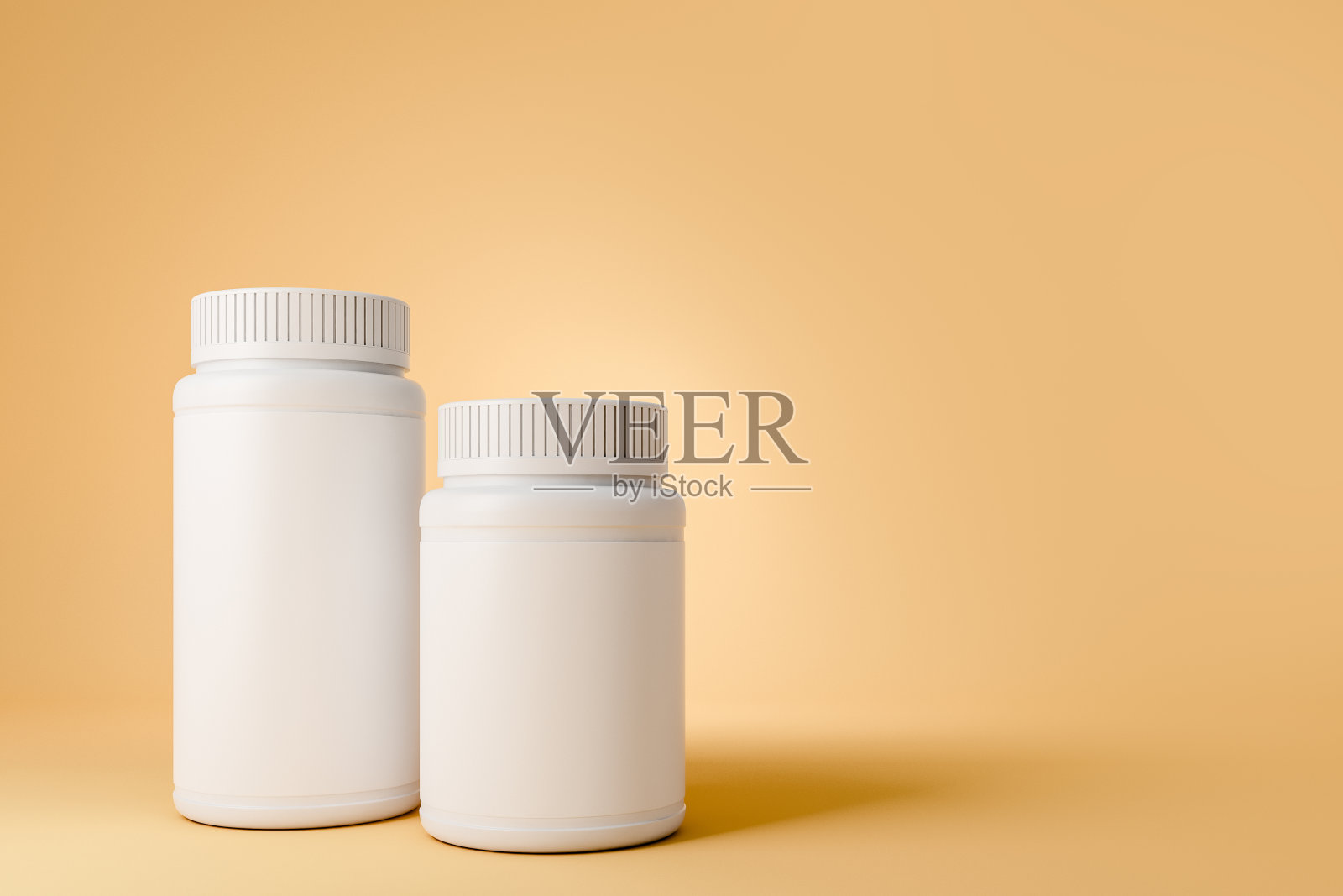 药罐为药丸,拷贝空间空标签。模型照片摄影图片
