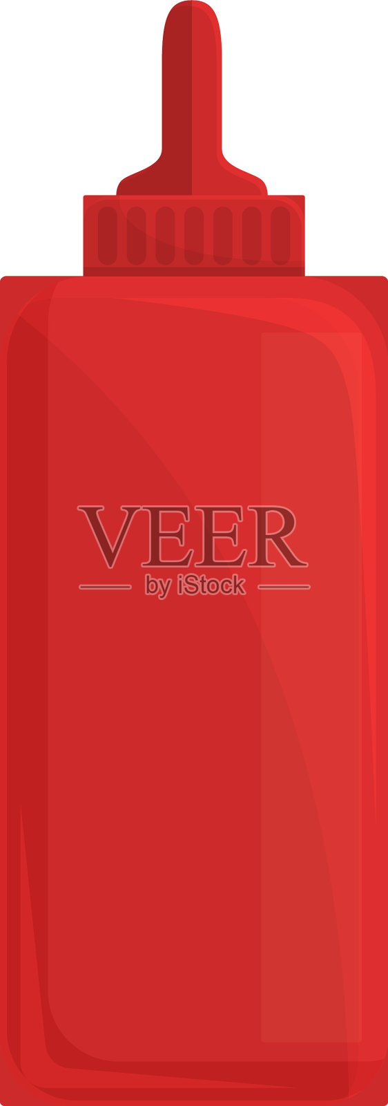 番茄酱瓶图标卡通酱蕃茄设计元素图片