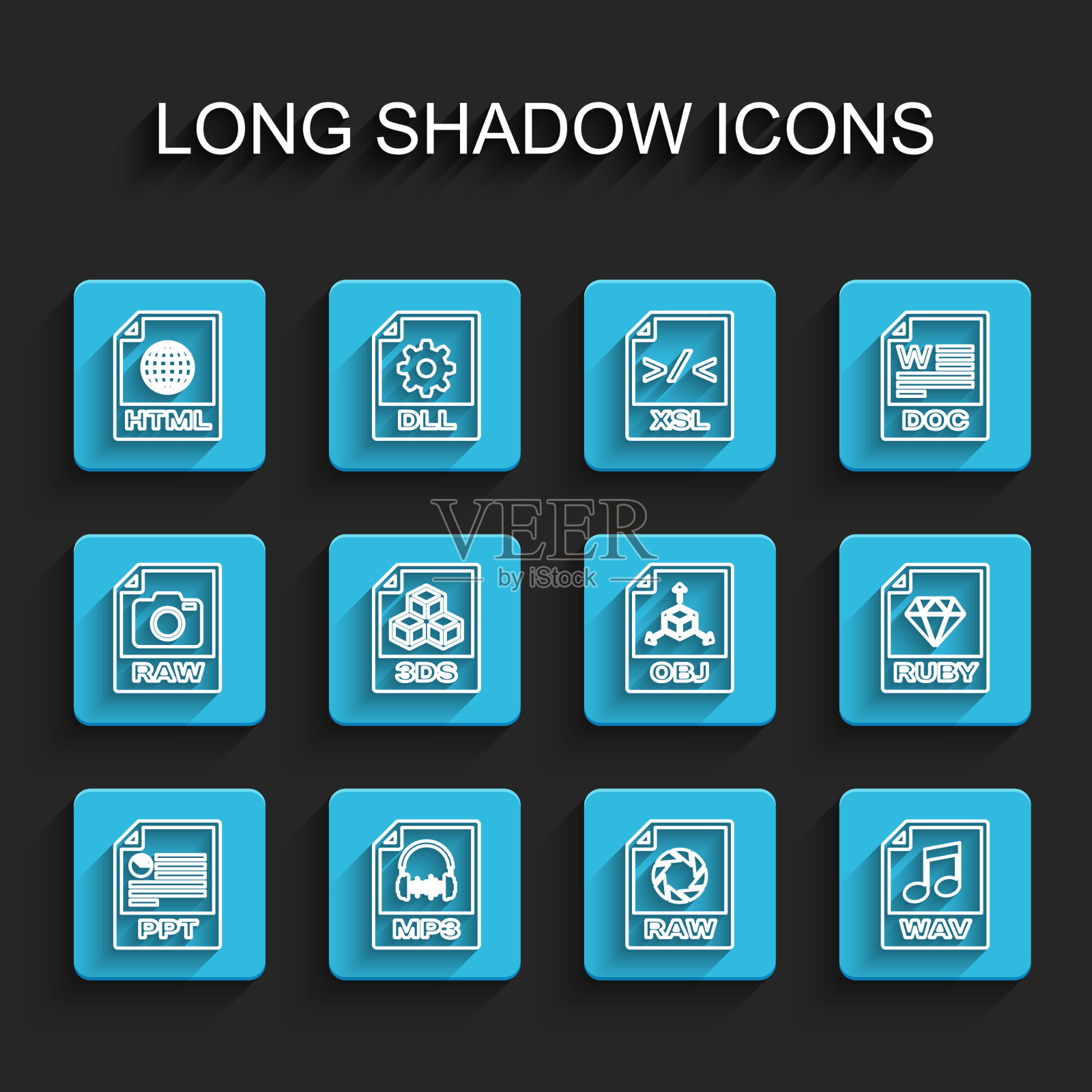 设置行PPT文件文件mp3 HTML raw wav图标素材