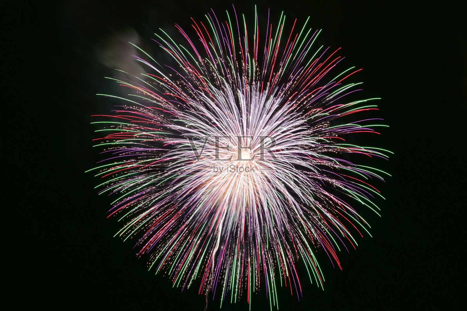 烟花照片摄影图片