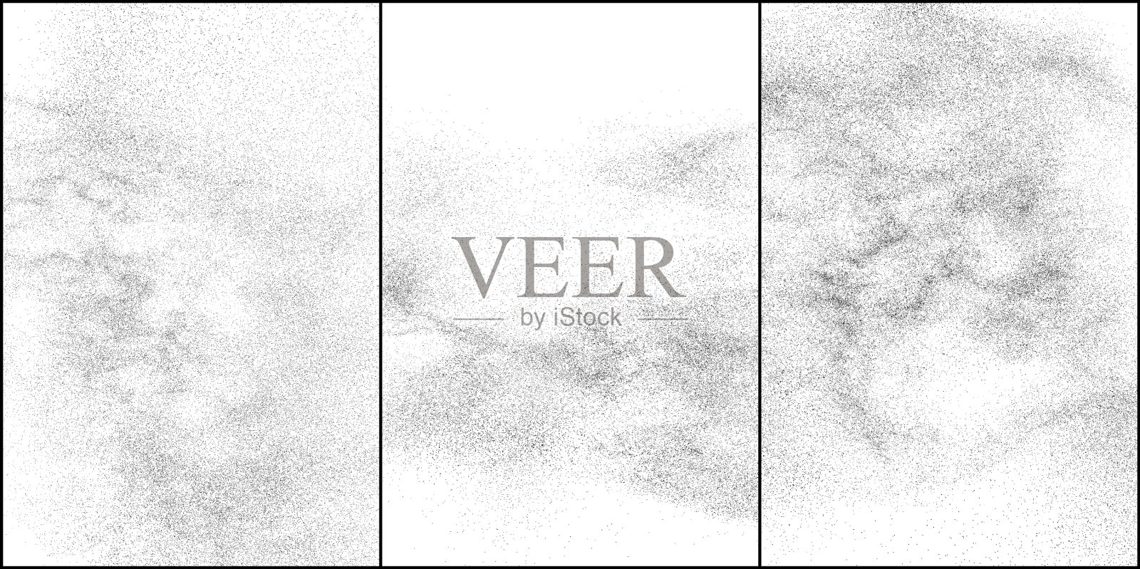 一套做旧的黑色纹理插画图片素材