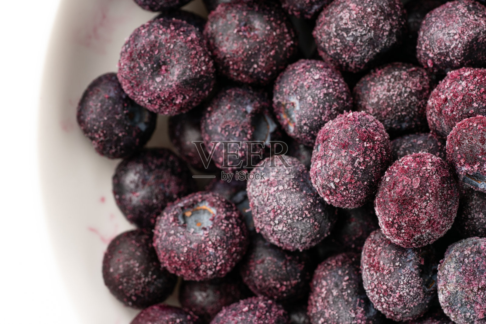 冷冻蓝莓照片摄影图片