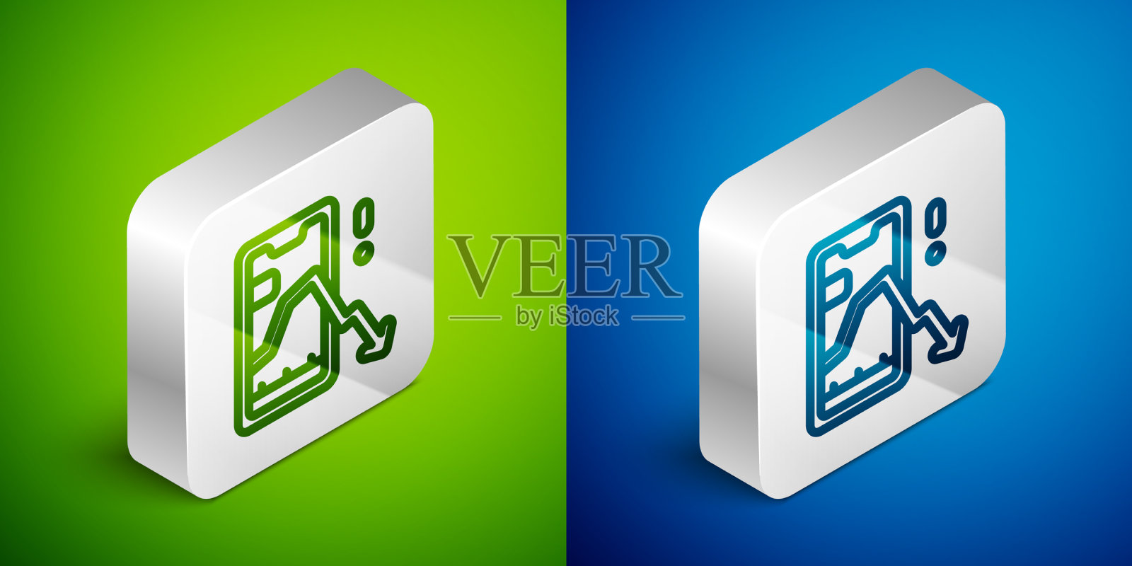 等距线移动股票交易概念图标图标素材