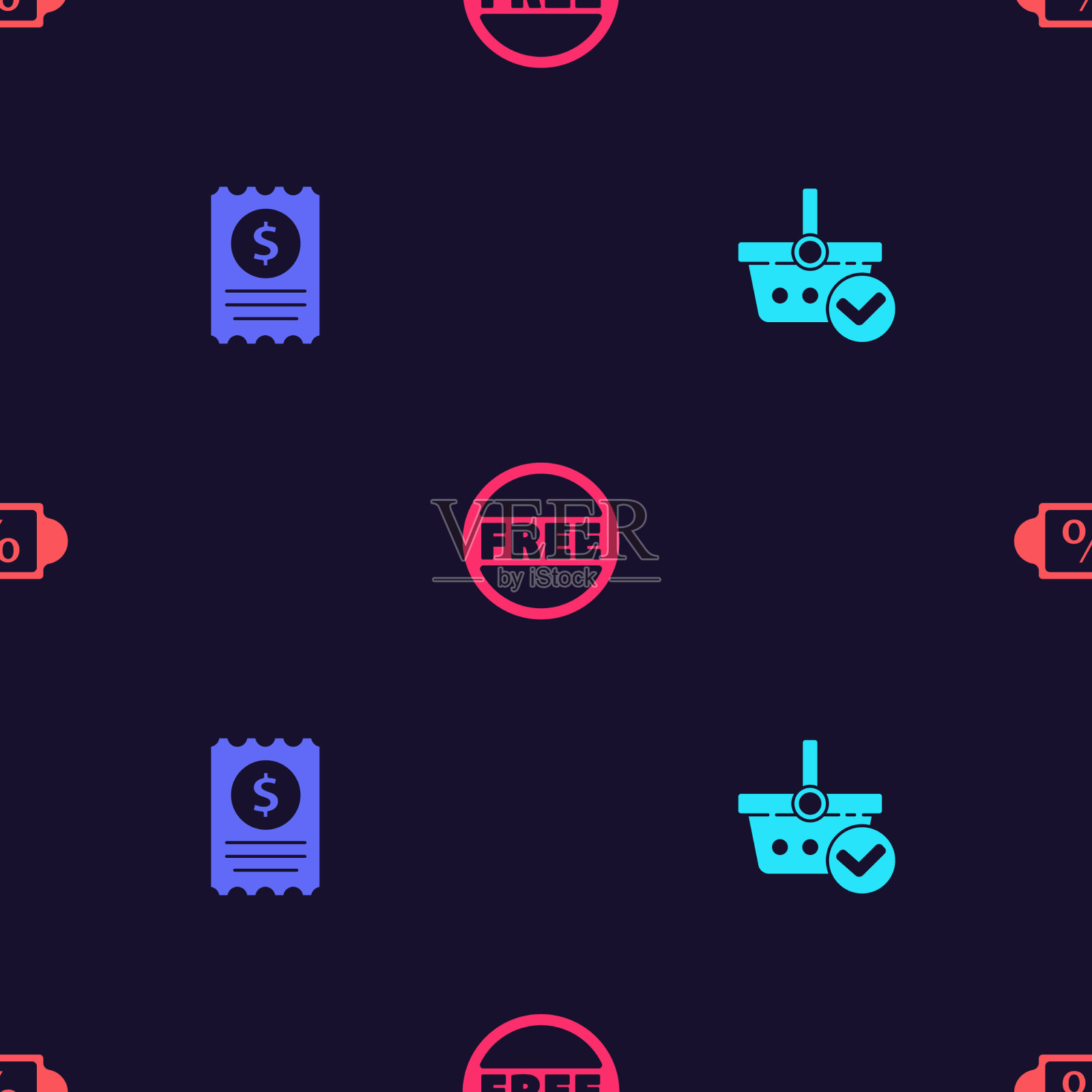 用检查标记纸和图标素材