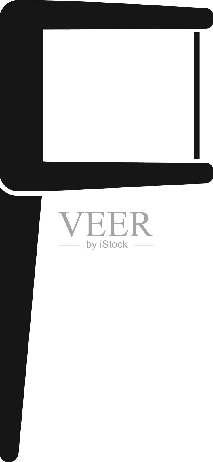 处理牙签图标简单的牙签设计元素图片