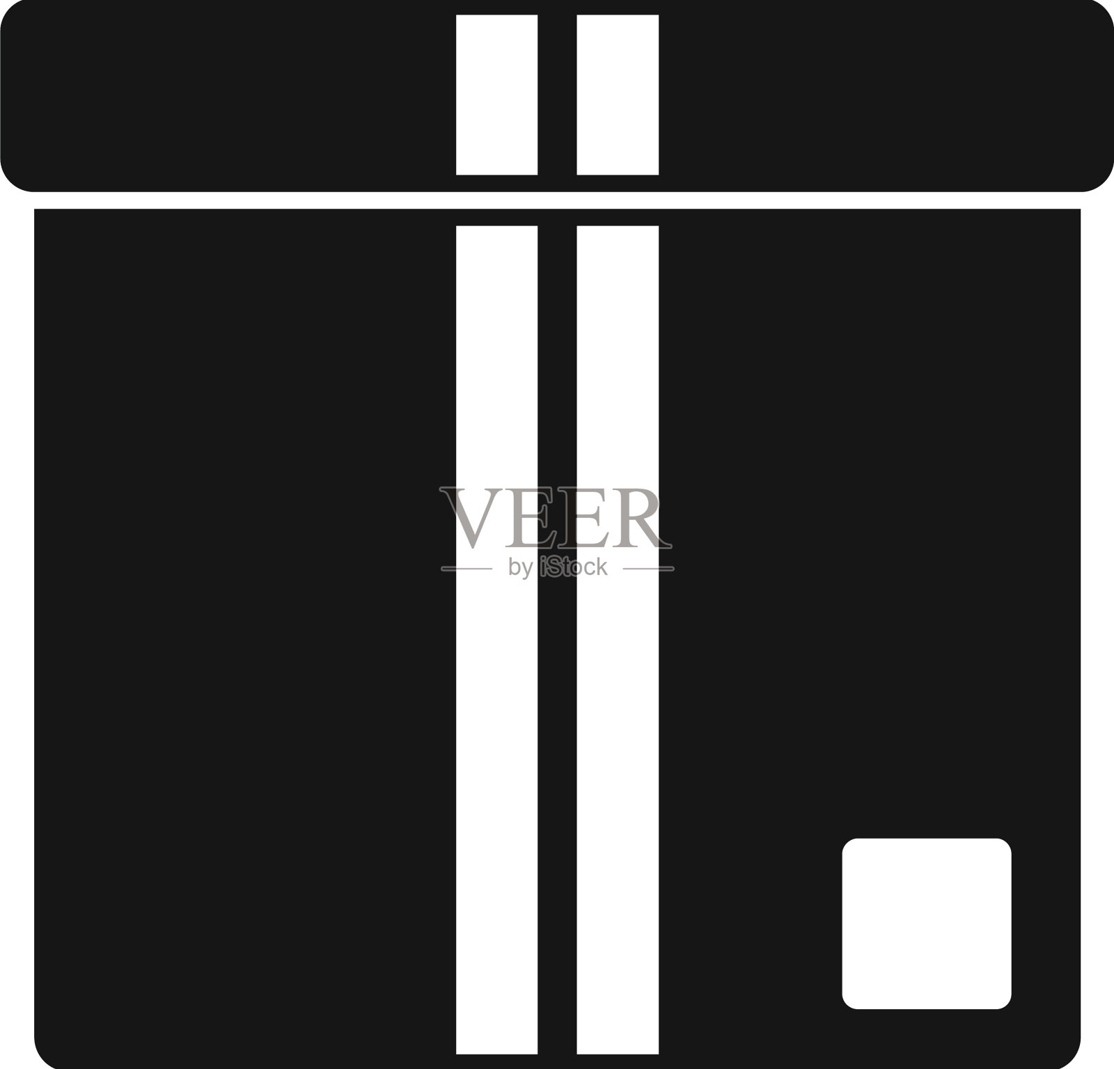 创意盒子图标简单的纸箱包装图标素材