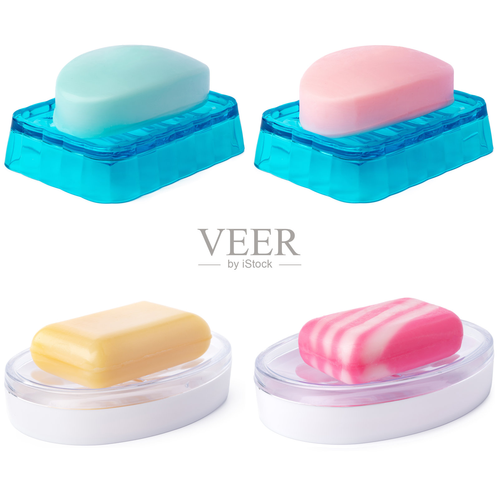 白色背景上孤立的肥皂条照片摄影图片