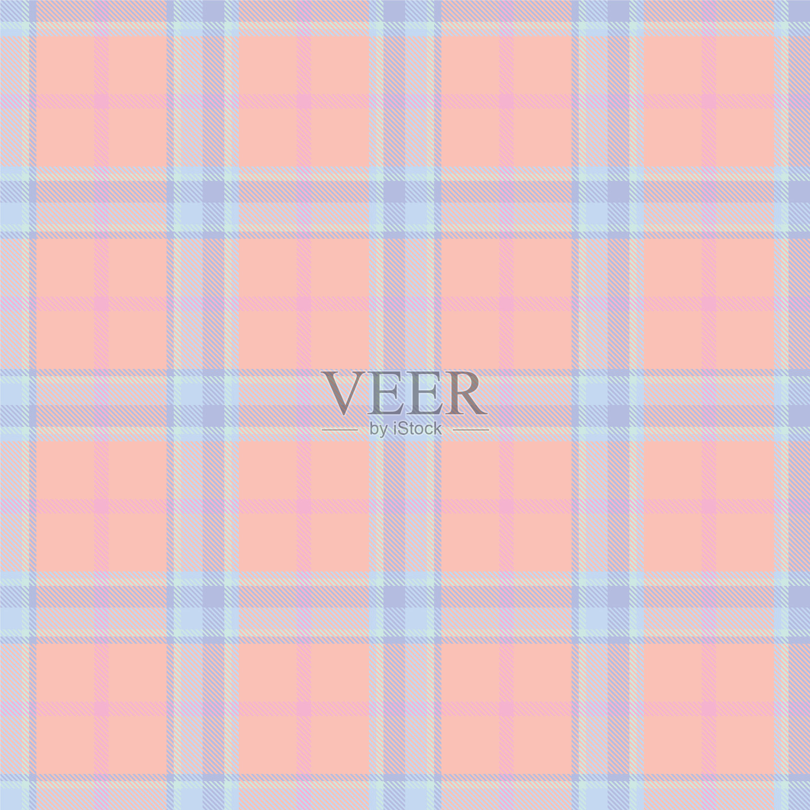 柔和的灰色格纹无缝图案插画图片素材