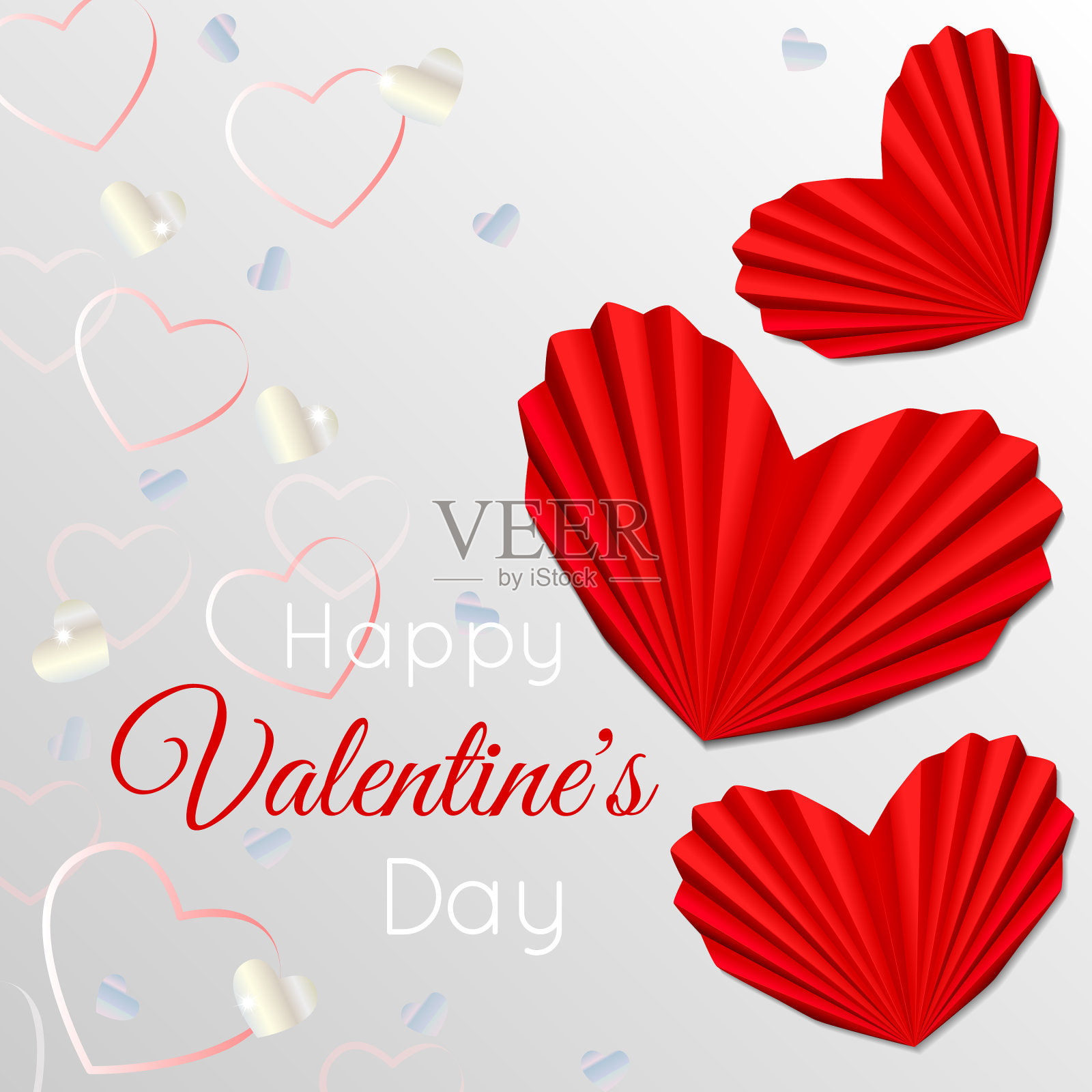 情人节贺卡快乐插画图片素材