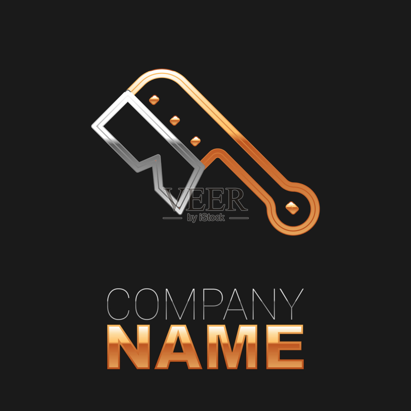 线养蜂刷图标孤立在黑色插画图片素材