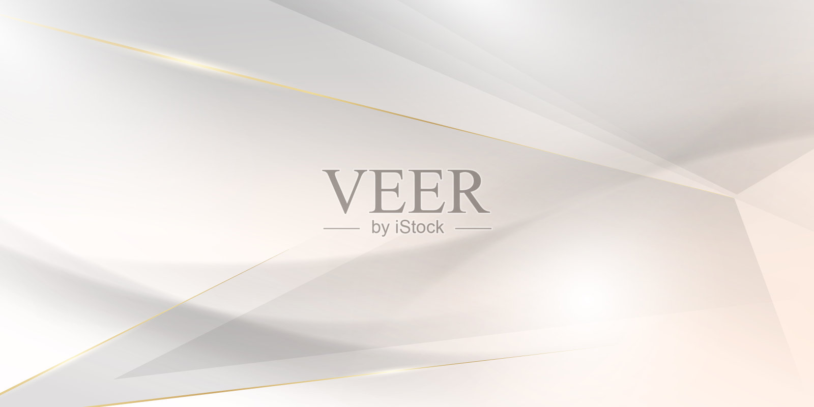 优雅的白色背景与优雅的金色元素。现代3D抽象矢量插图设计插画图片素材