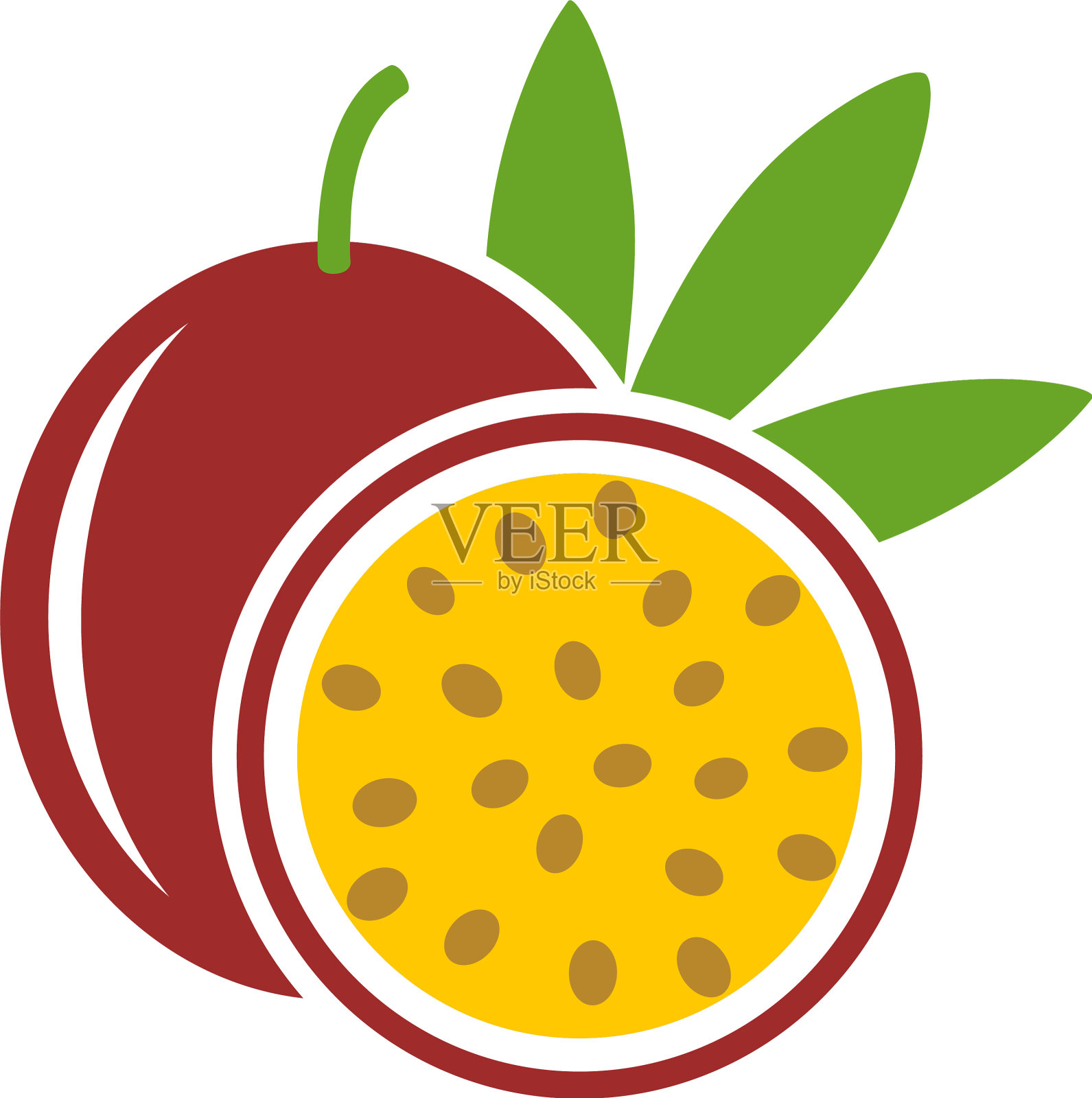 百香果设计元素图片