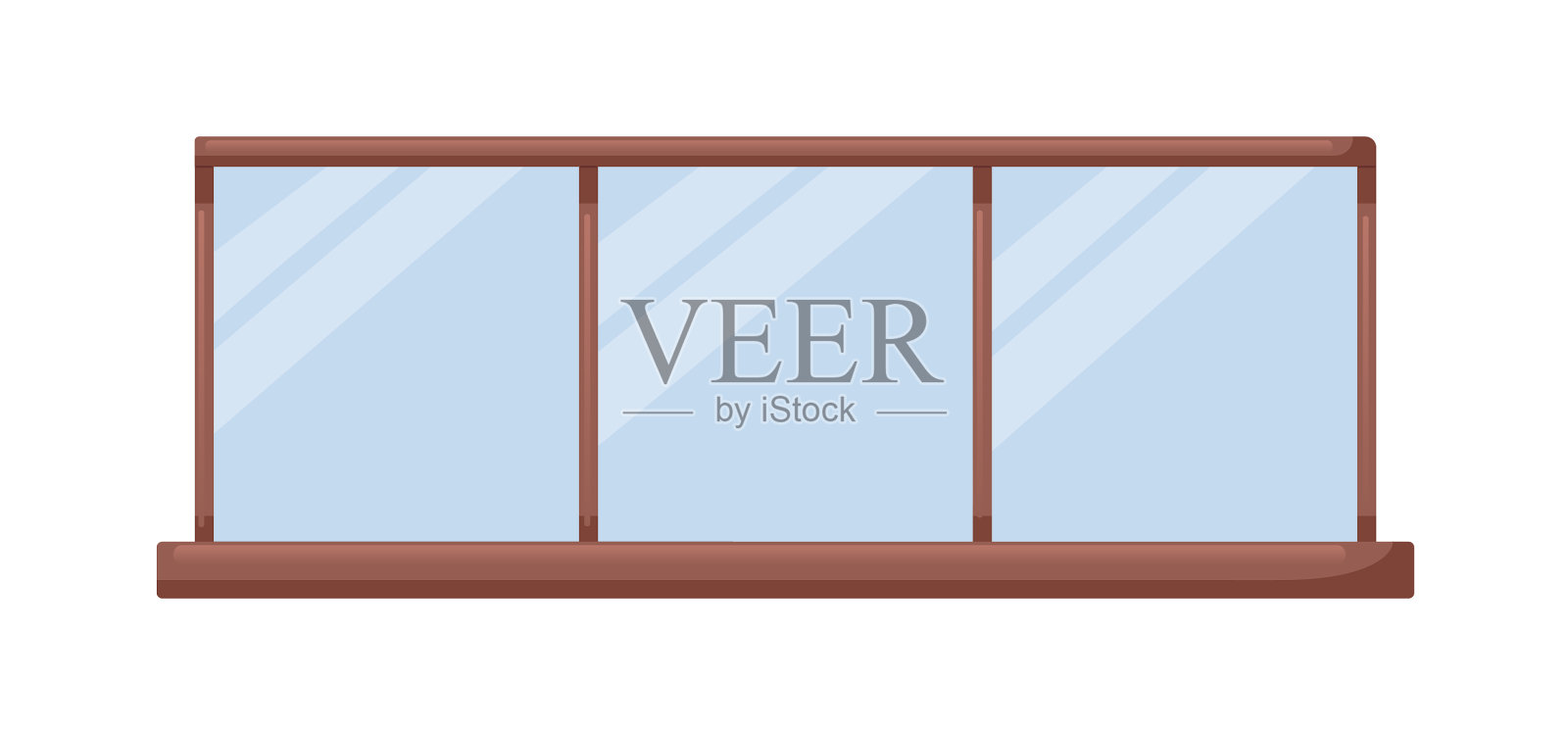 木质和玻璃的阳台和露台围栏设计元素图片