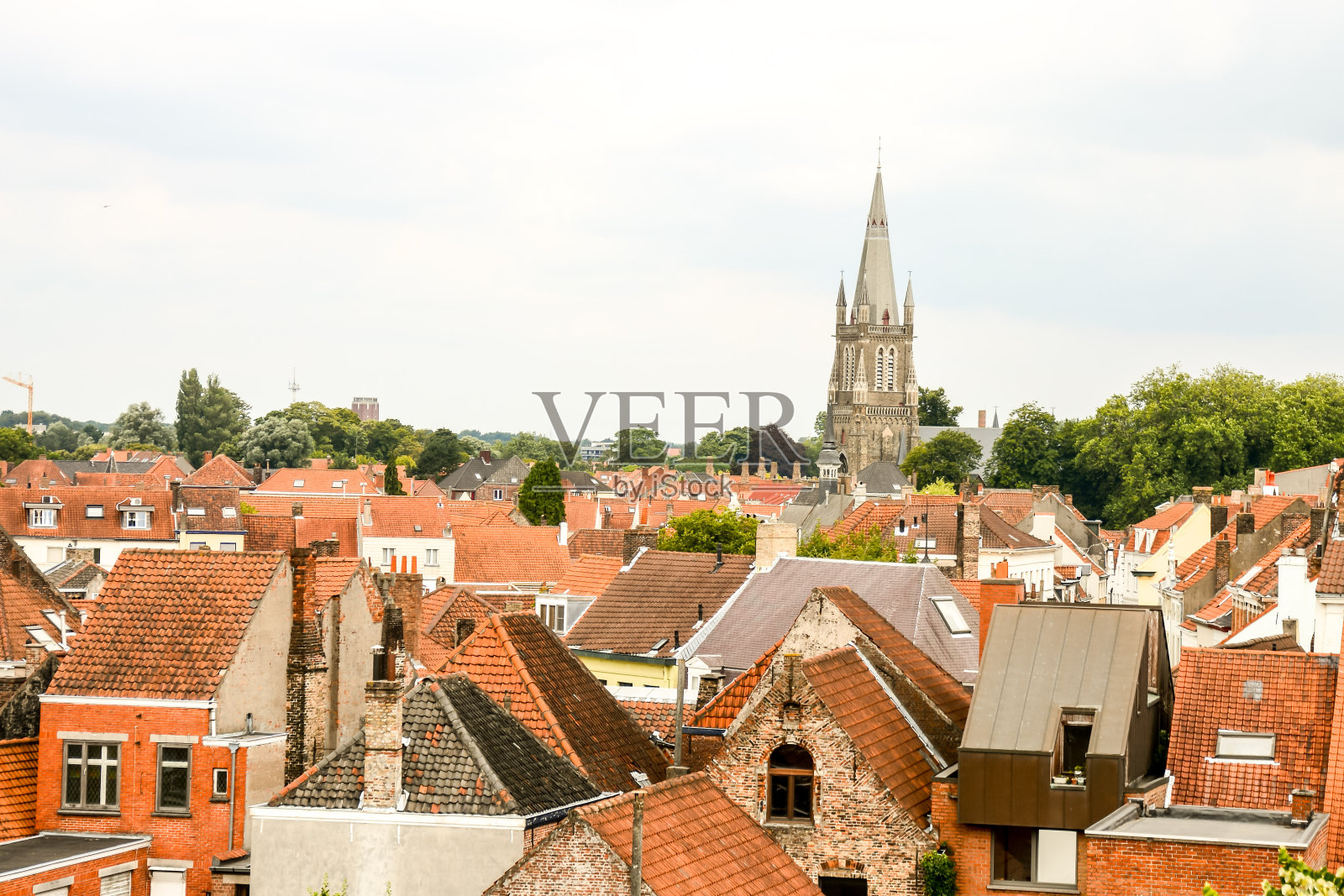 经典建筑欧洲建筑村布鲁日照片摄影图片