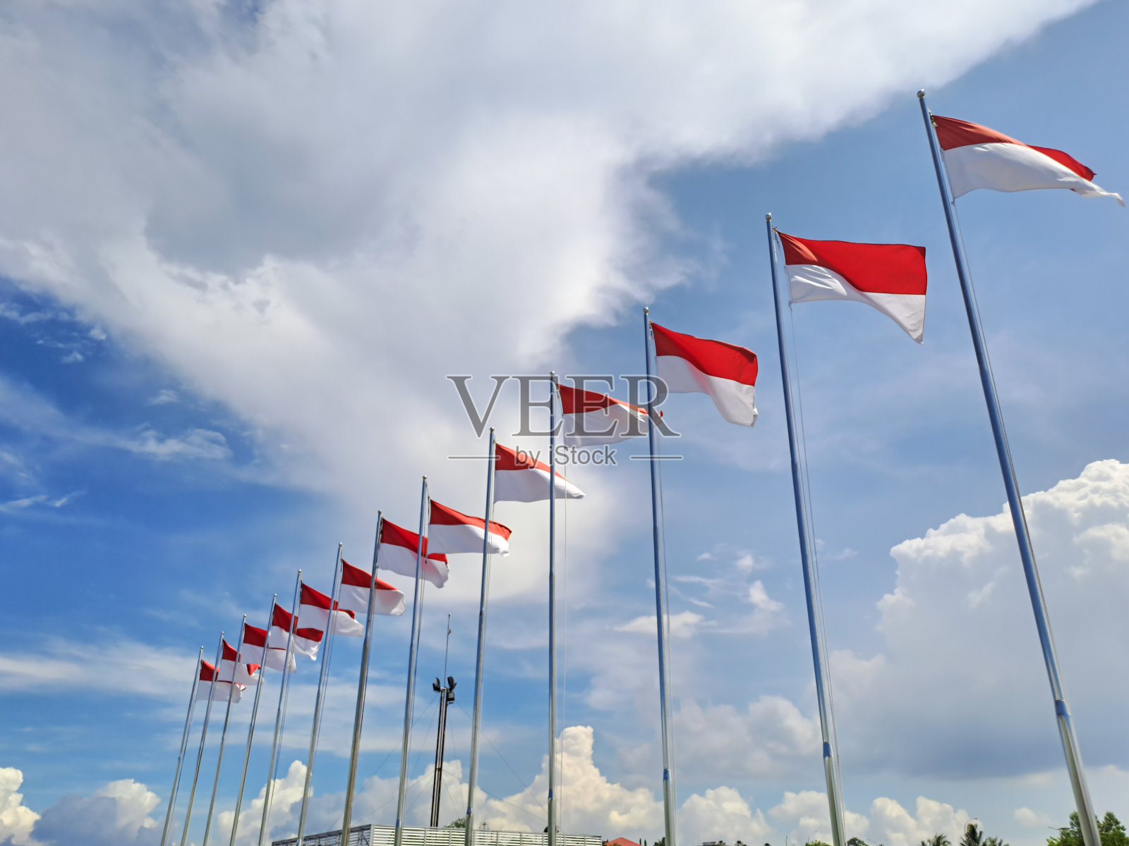 印尼国旗照片摄影图片