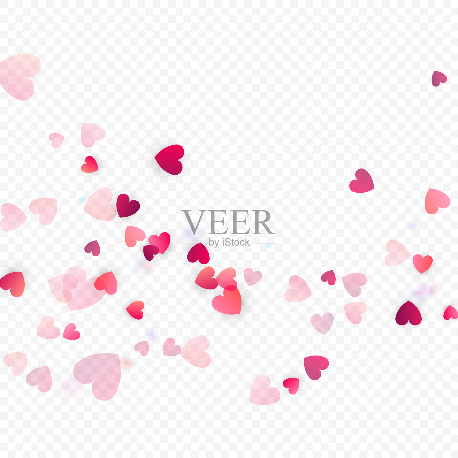 心爱14号情人节粉色婚礼插画图片素材