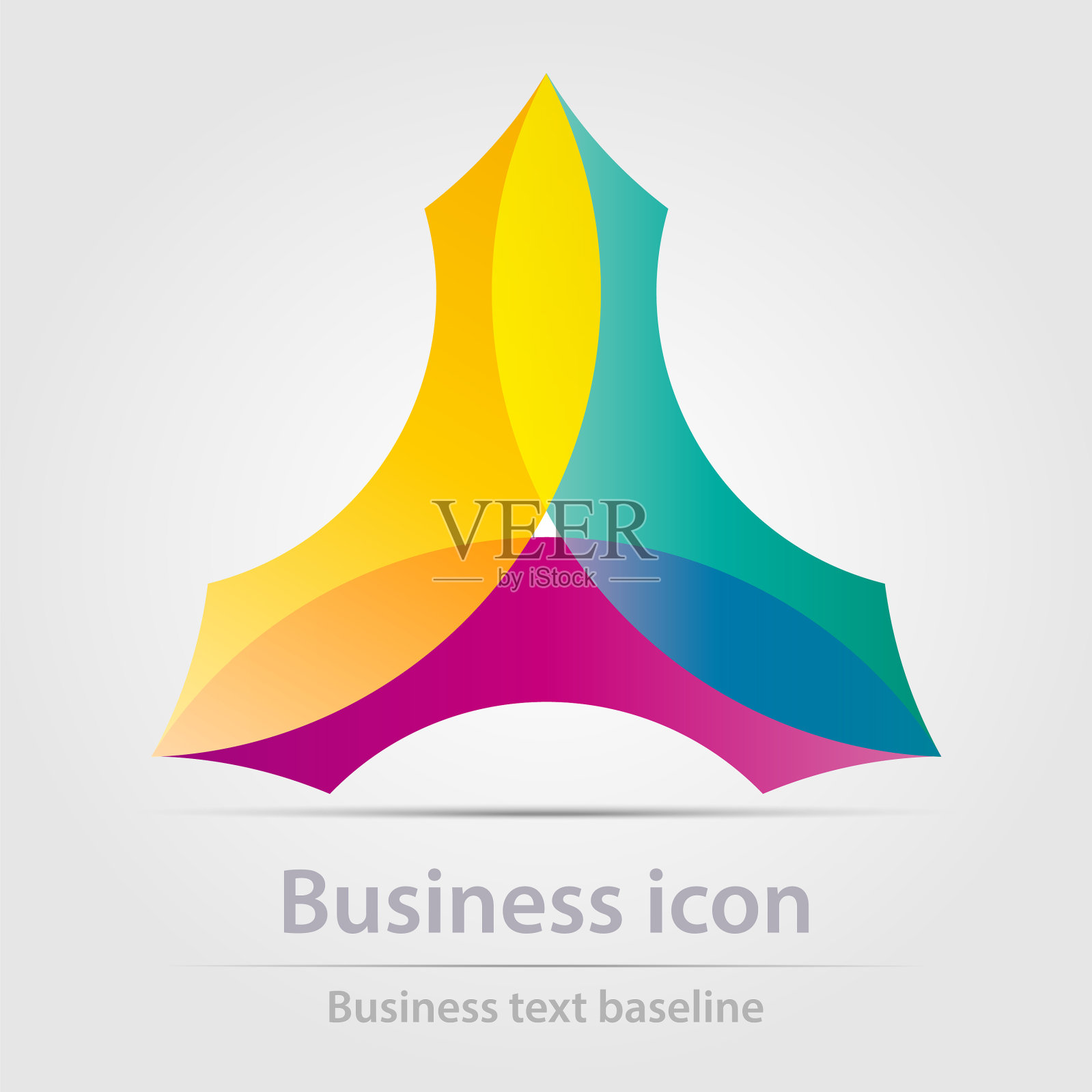 最初设计的彩色商业图标图标素材