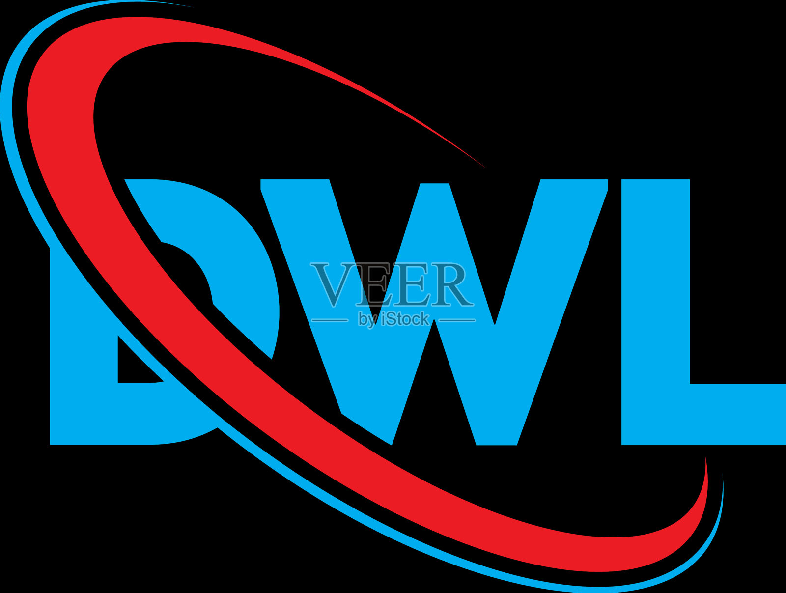 DWL标志DWL字母DWL字母标志设计插画图片素材