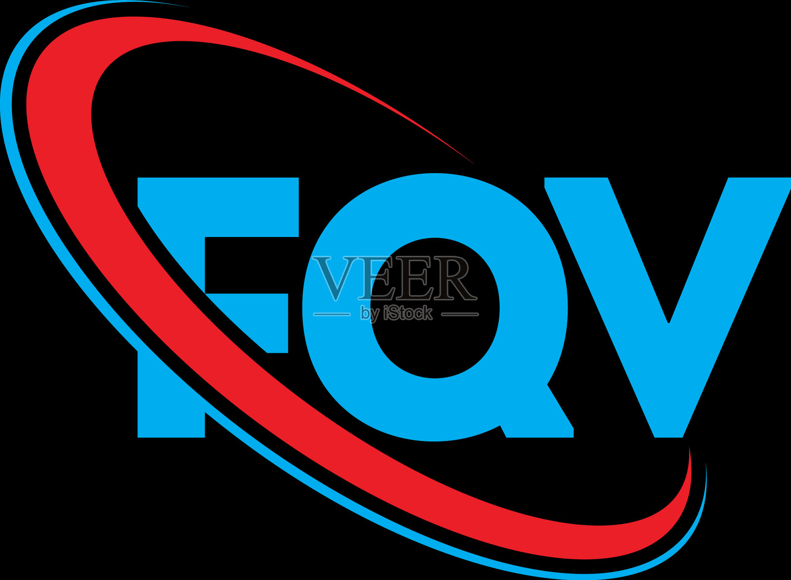 FQV标志FQV字母FQV字母标志设计插画图片素材