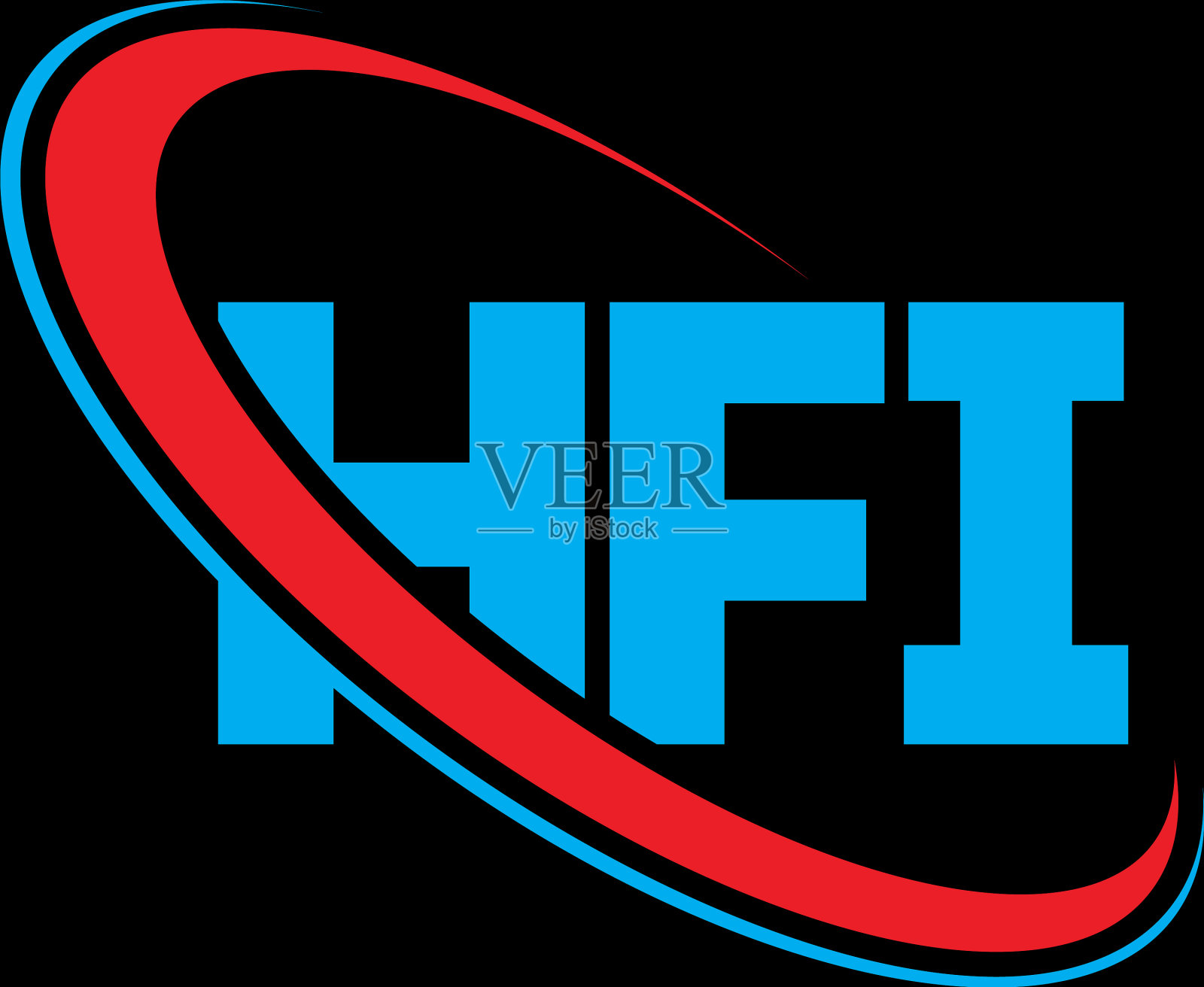 Hfi标志Hfi字母Hfi字母标志设计插画图片素材