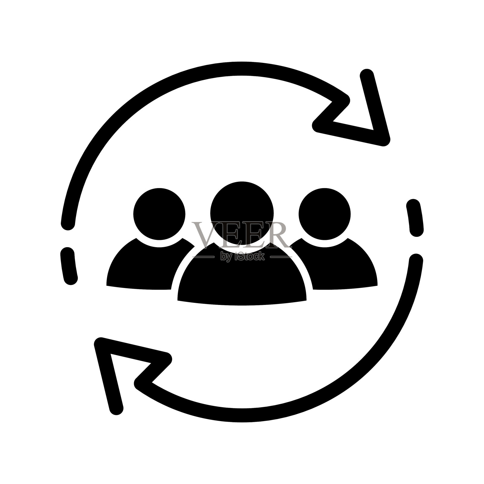 客户图标客户保留符号图标素材