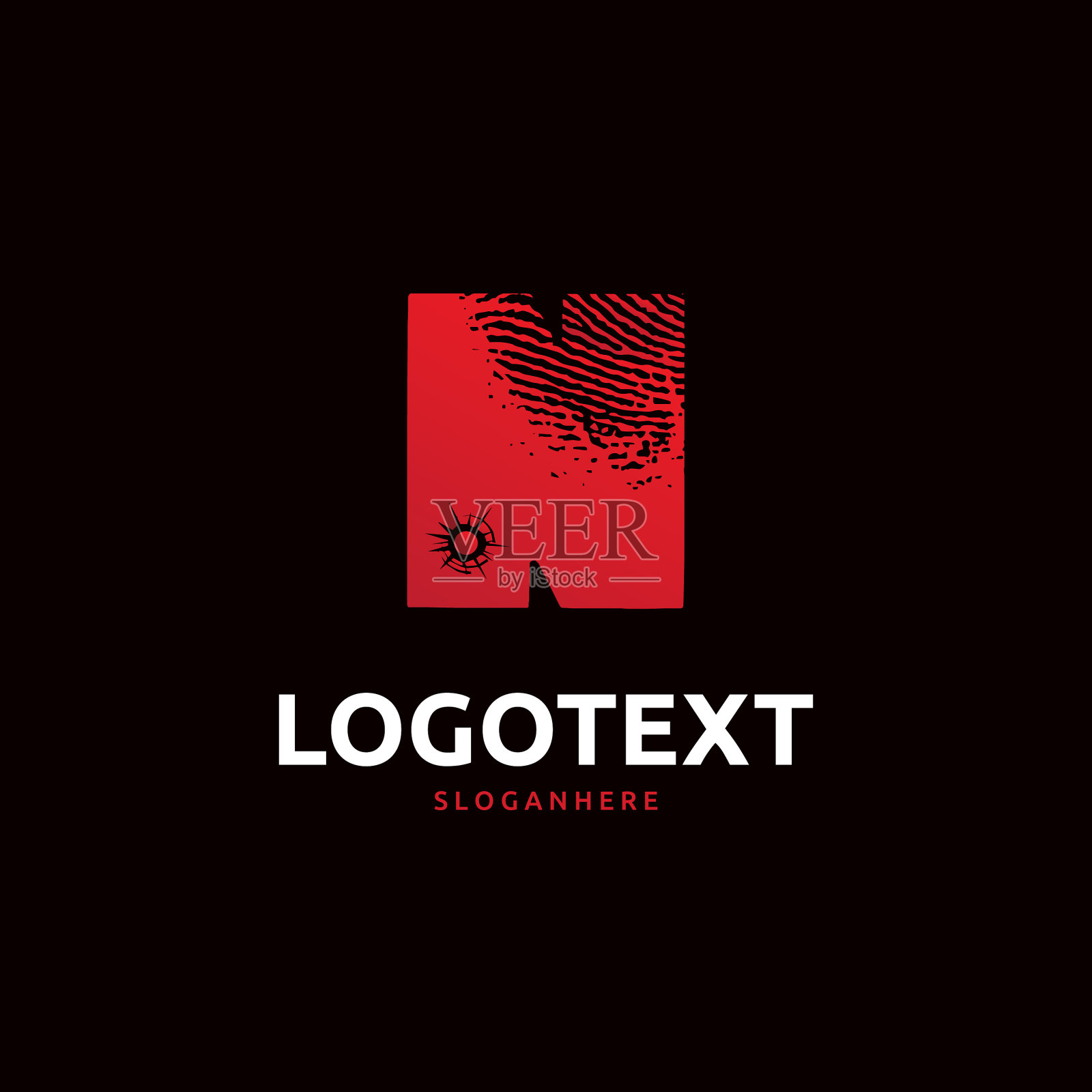 字母n标志红色犯罪标志字母n犯罪标志插画图片素材