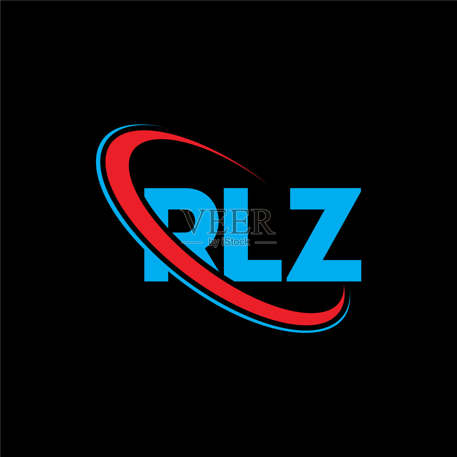 RLZ标志RLZ字母标志设计插画图片素材