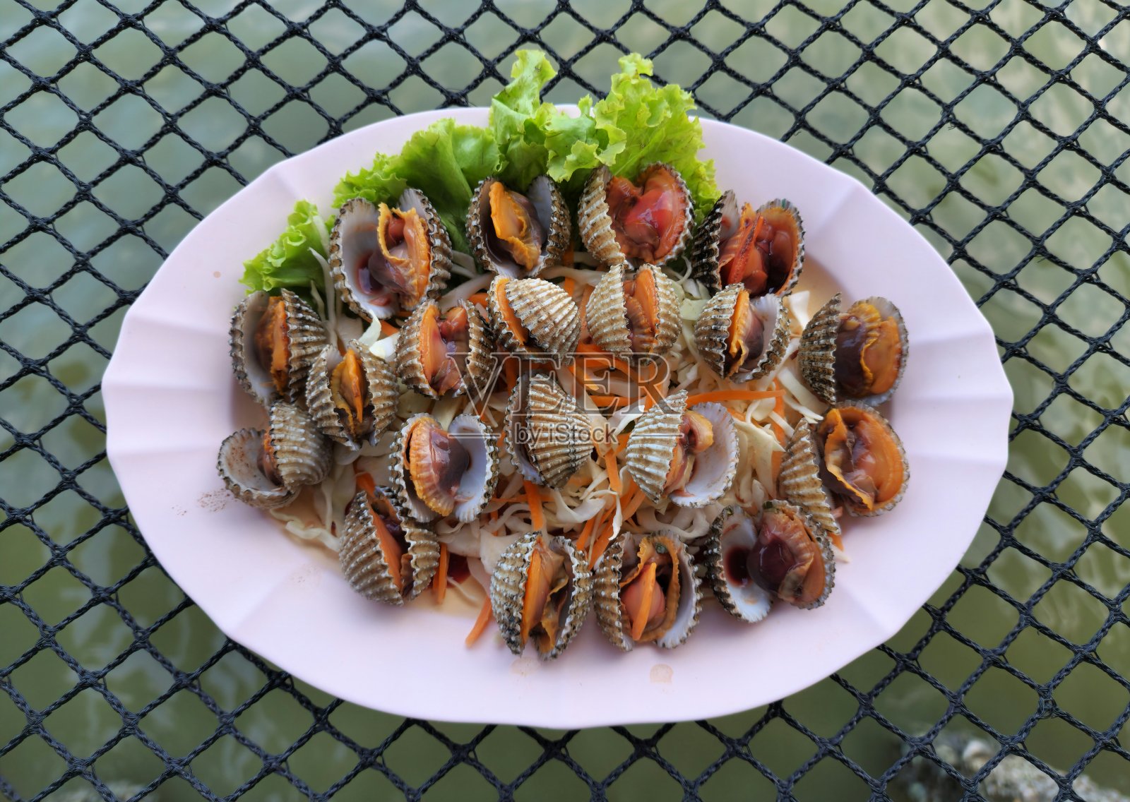 海螺海鲜菜照片摄影图片