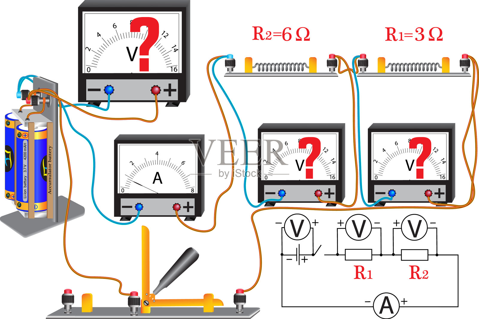 物理任务插画图片素材