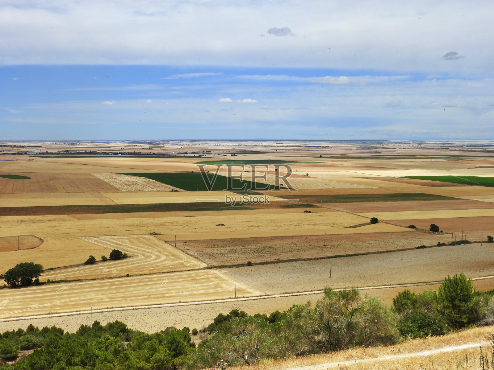 夏天的卡斯蒂利亚乡村照片摄影图片