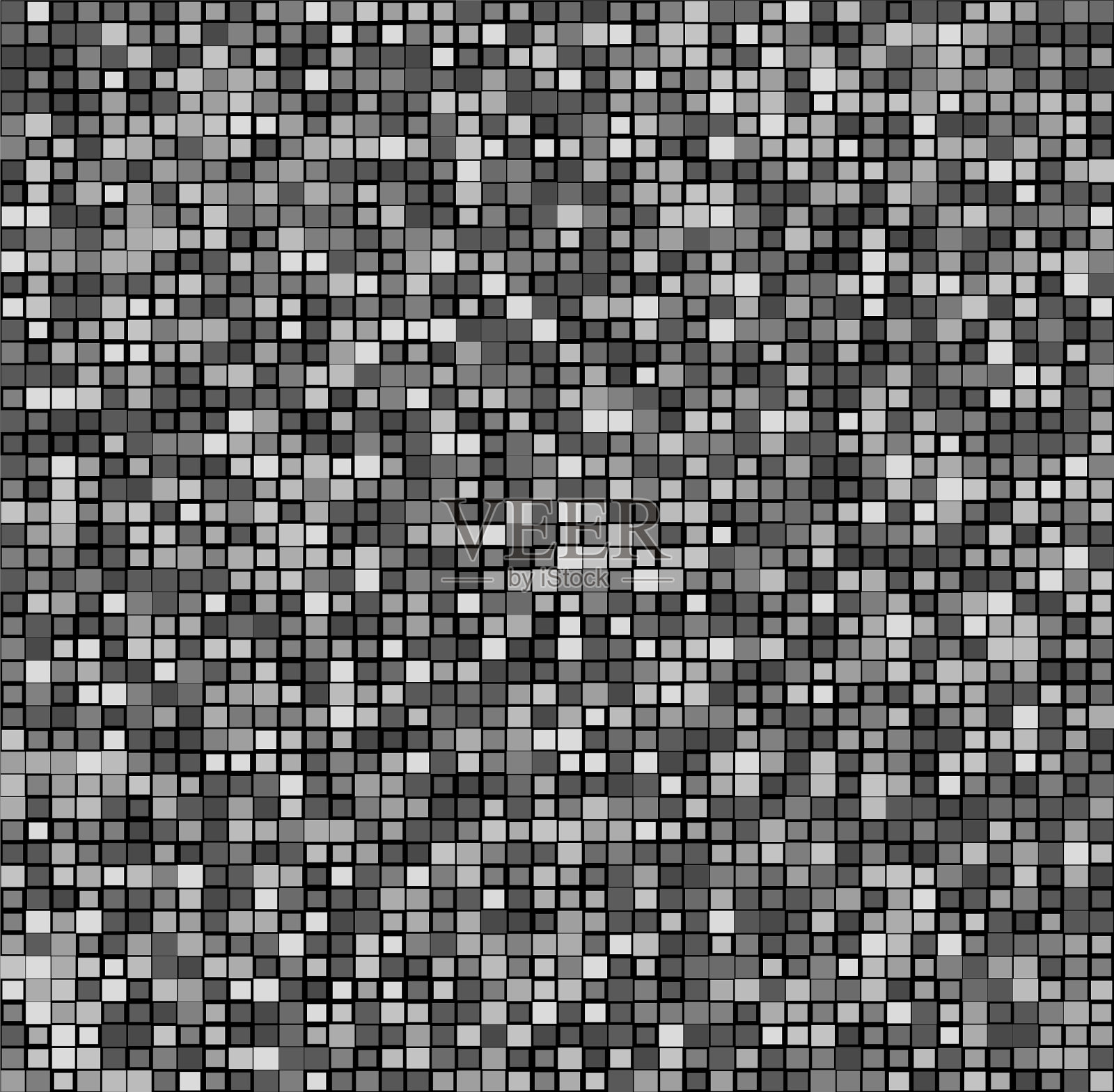 随机拼接的方形瓷砖无缝可重复插画图片素材