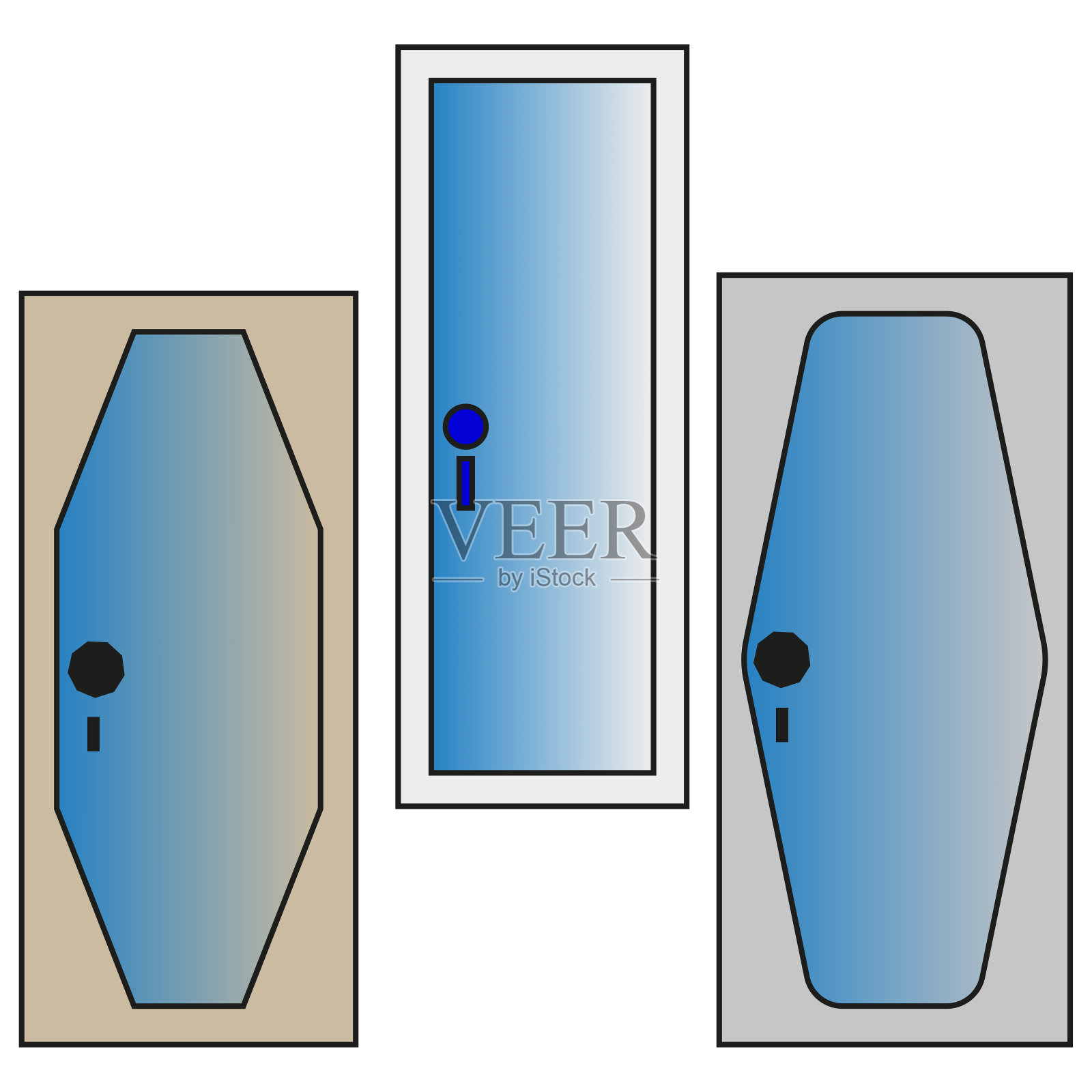 门套,任何用途的伟大设计。银行大楼。矢量插图。股票的形象。设计元素图片