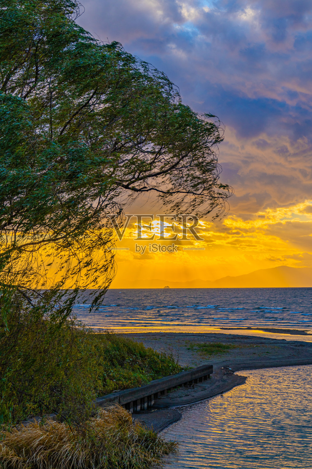 日落照片摄影图片