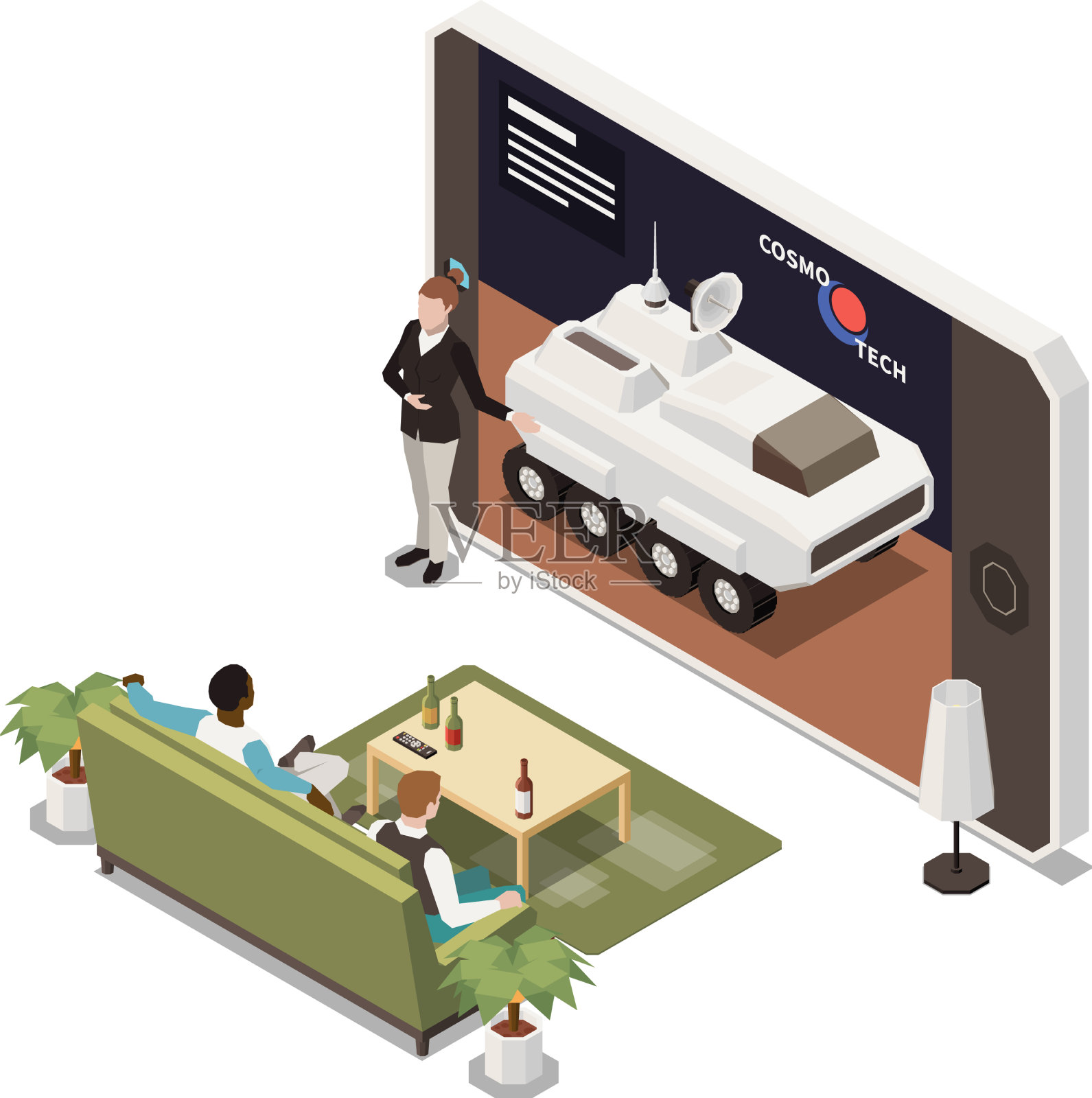 漫游者演示组合设计元素图片