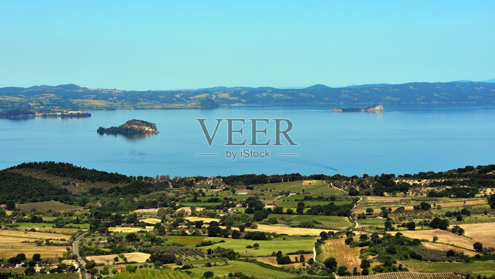 意大利博尔塞纳湖维泰博照片摄影图片