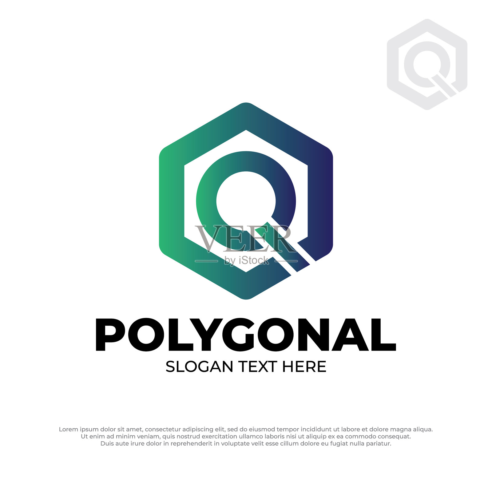 大写字母q概念最小现代字母插画图片素材