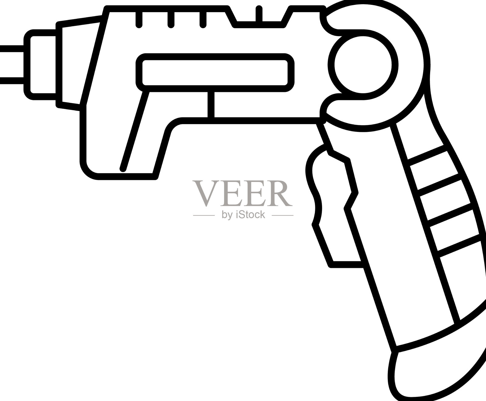 电动螺丝刀设备线条图标设计元素图片
