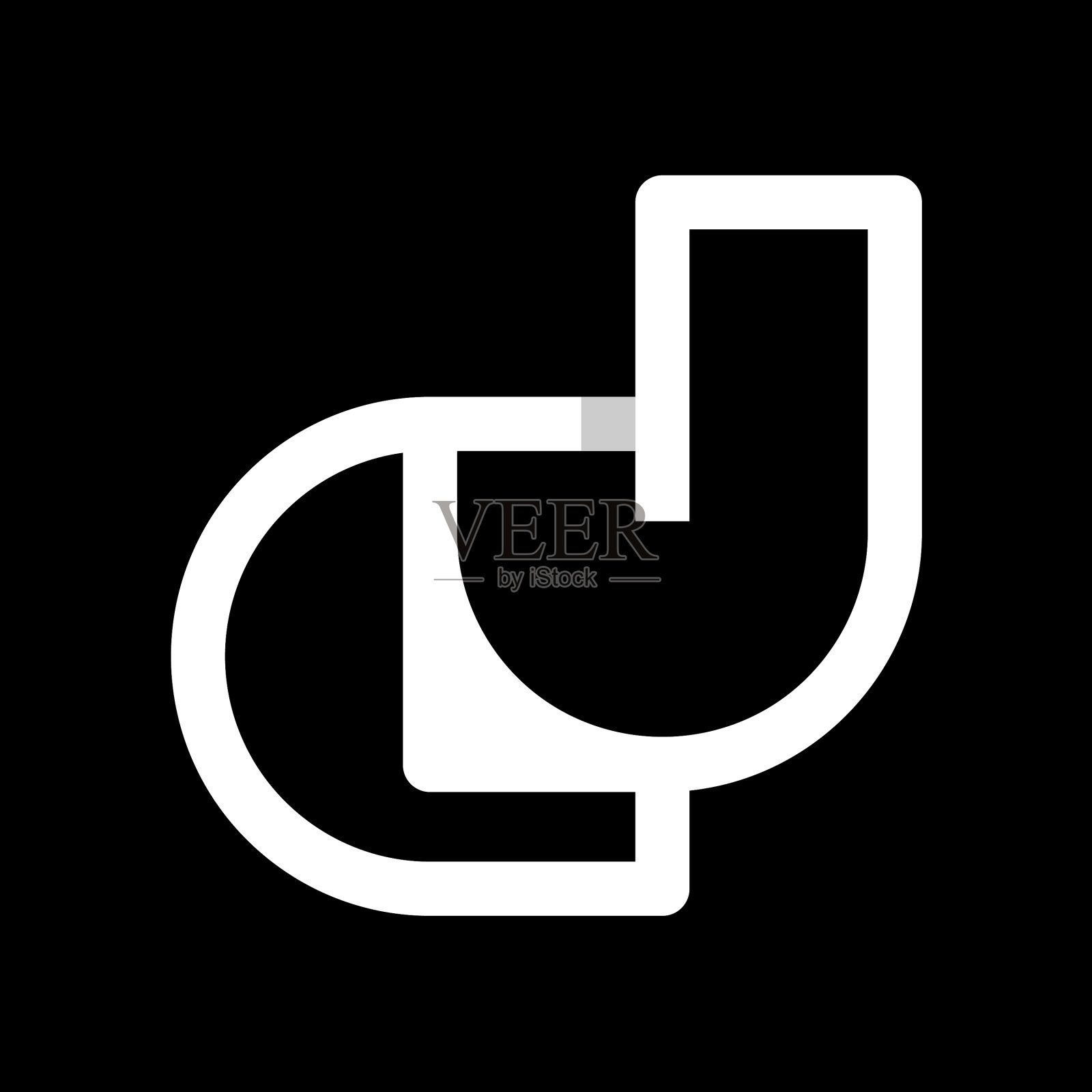 字母jg字母组合标志设计图标素材