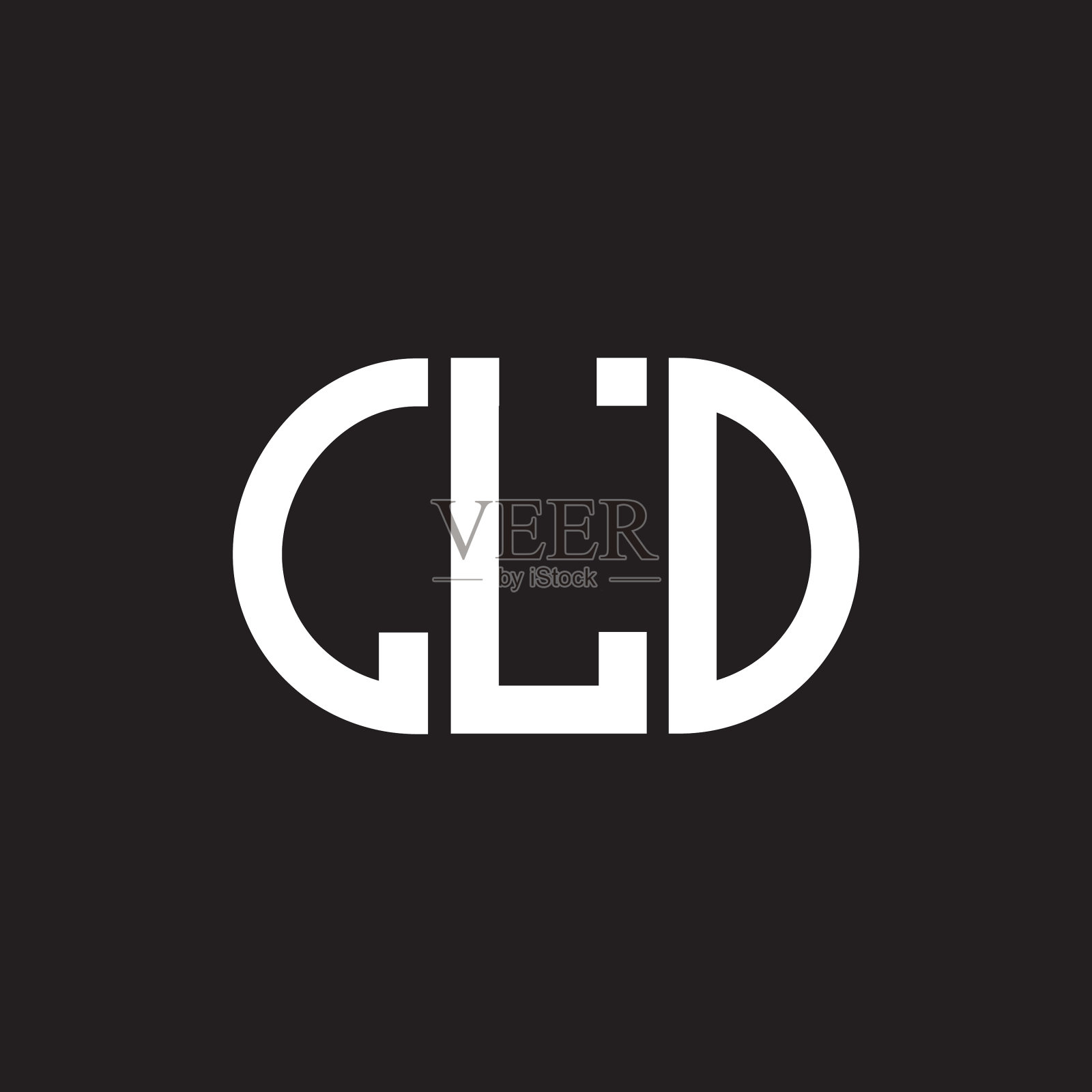 hello字母标志设计黑色背景hello插画图片素材