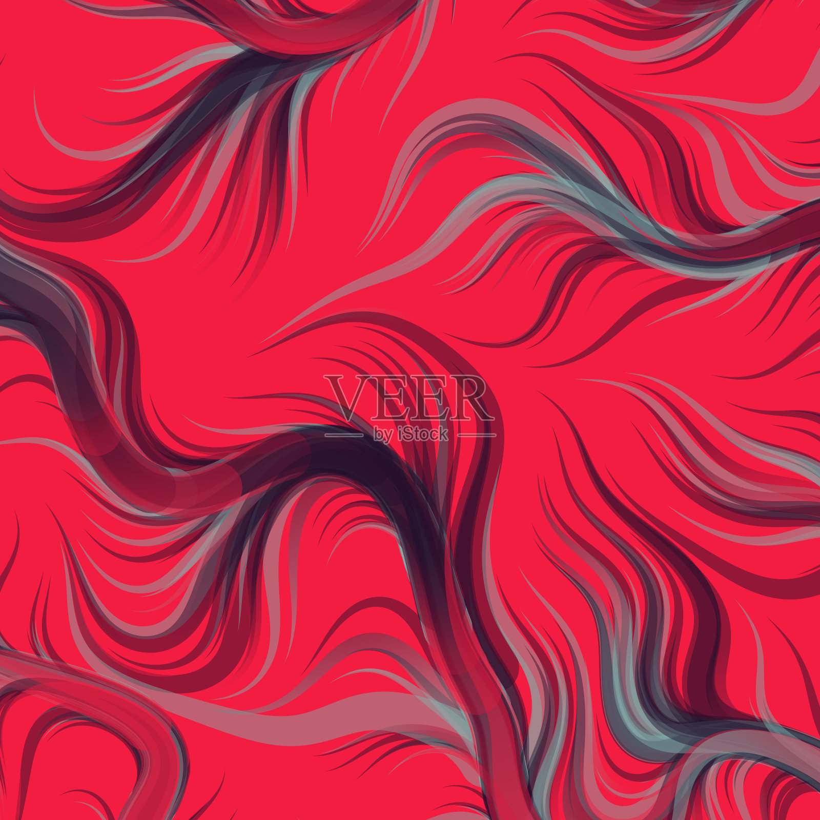 摘要柏林噪声几何图案生成计算艺术插图插画图片素材