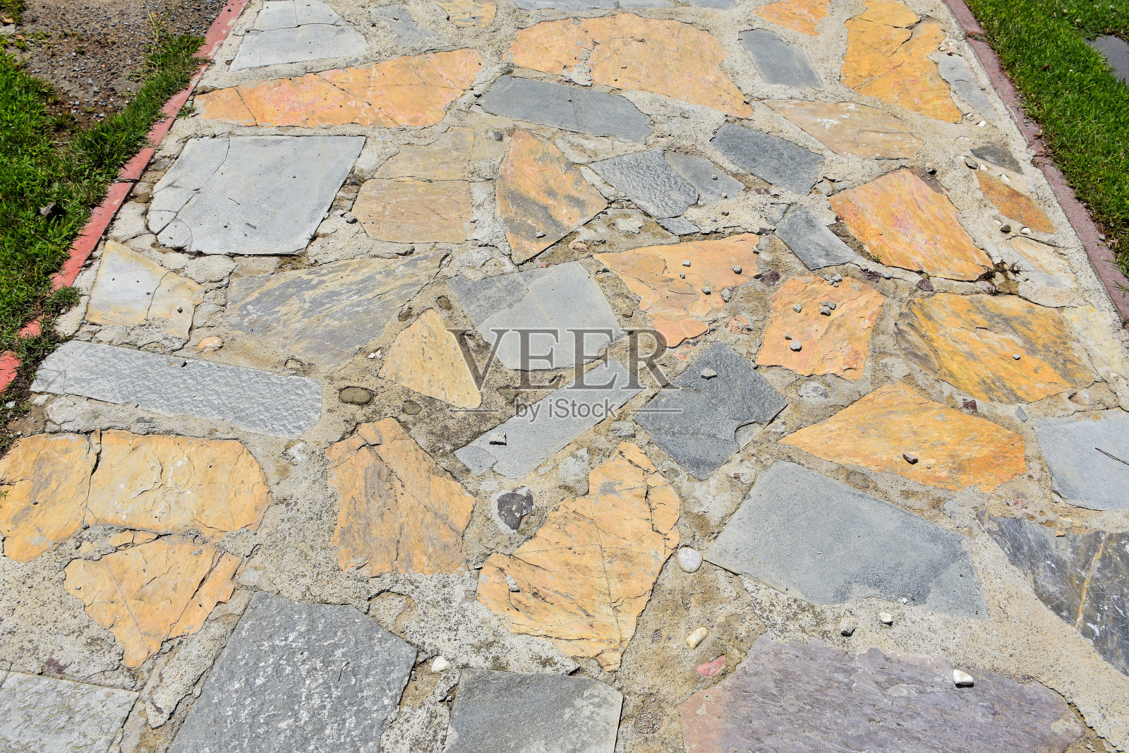 石地板花园小径照片摄影图片